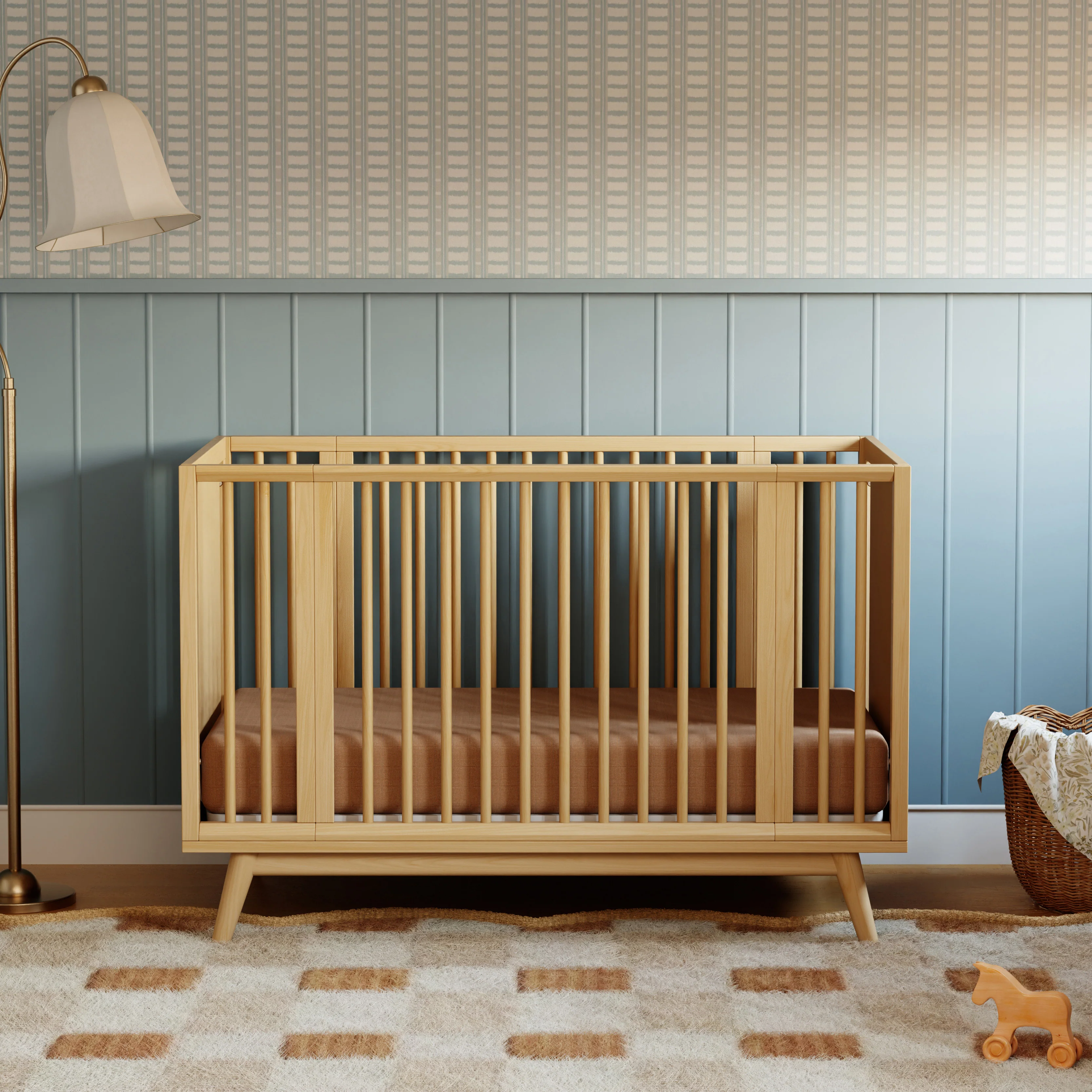 Palma 8-in-1 Convertible All-Stages® Crib with Bassinet & Toddler Bed Kits - Image 22