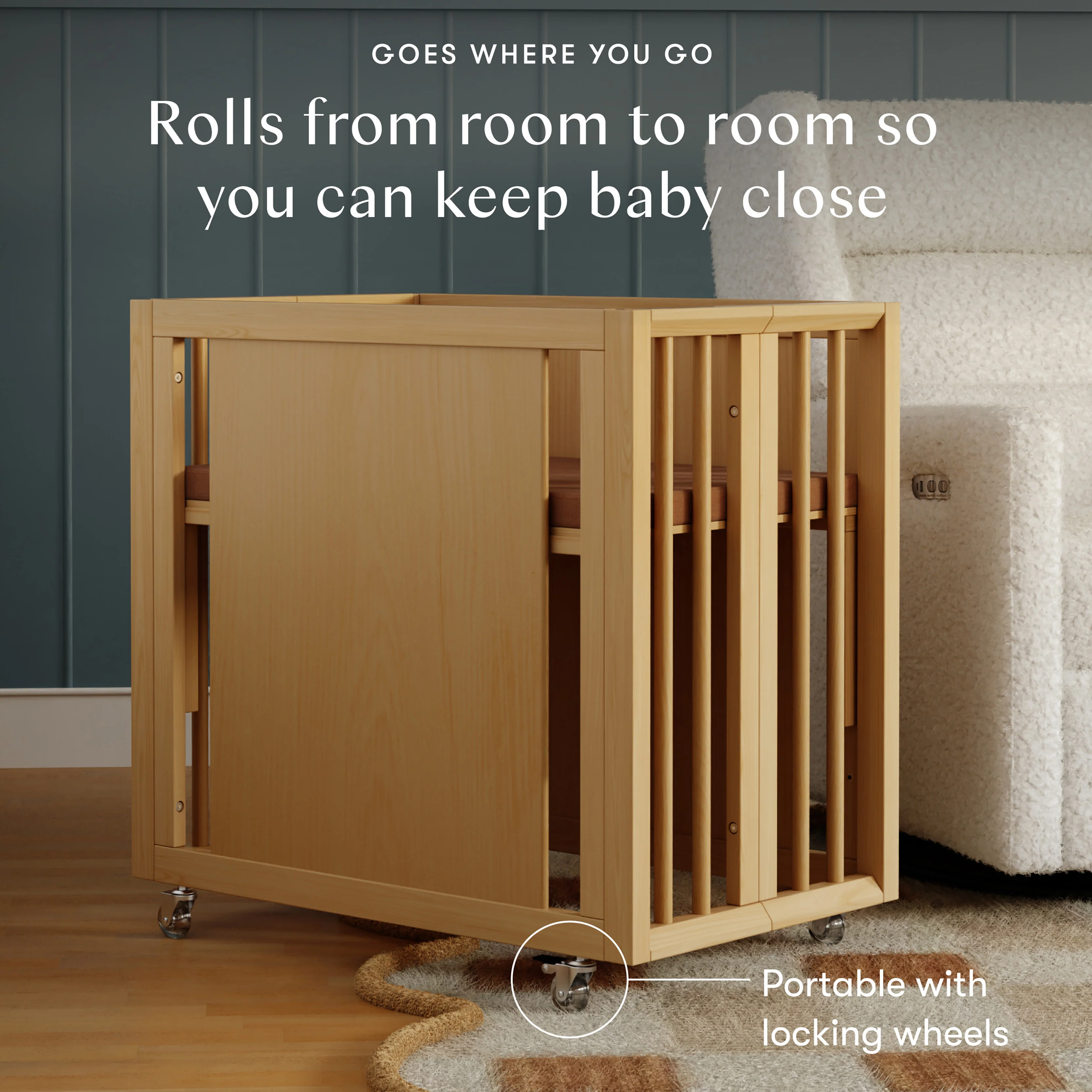 Palma 8-in-1 Convertible All-Stages® Crib with Bassinet & Toddler Bed Kits - Image 25