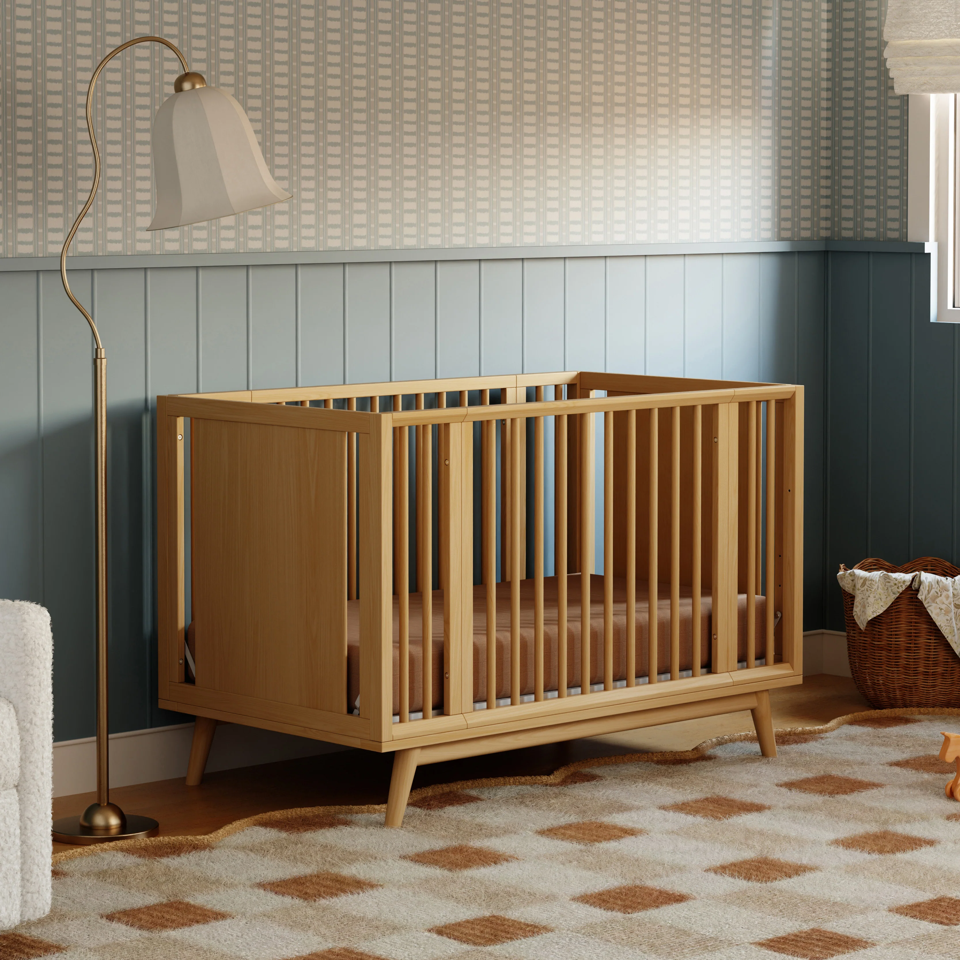 Palma 8-in-1 Convertible All-Stages® Crib with Bassinet & Toddler Bed Kits - Image 27