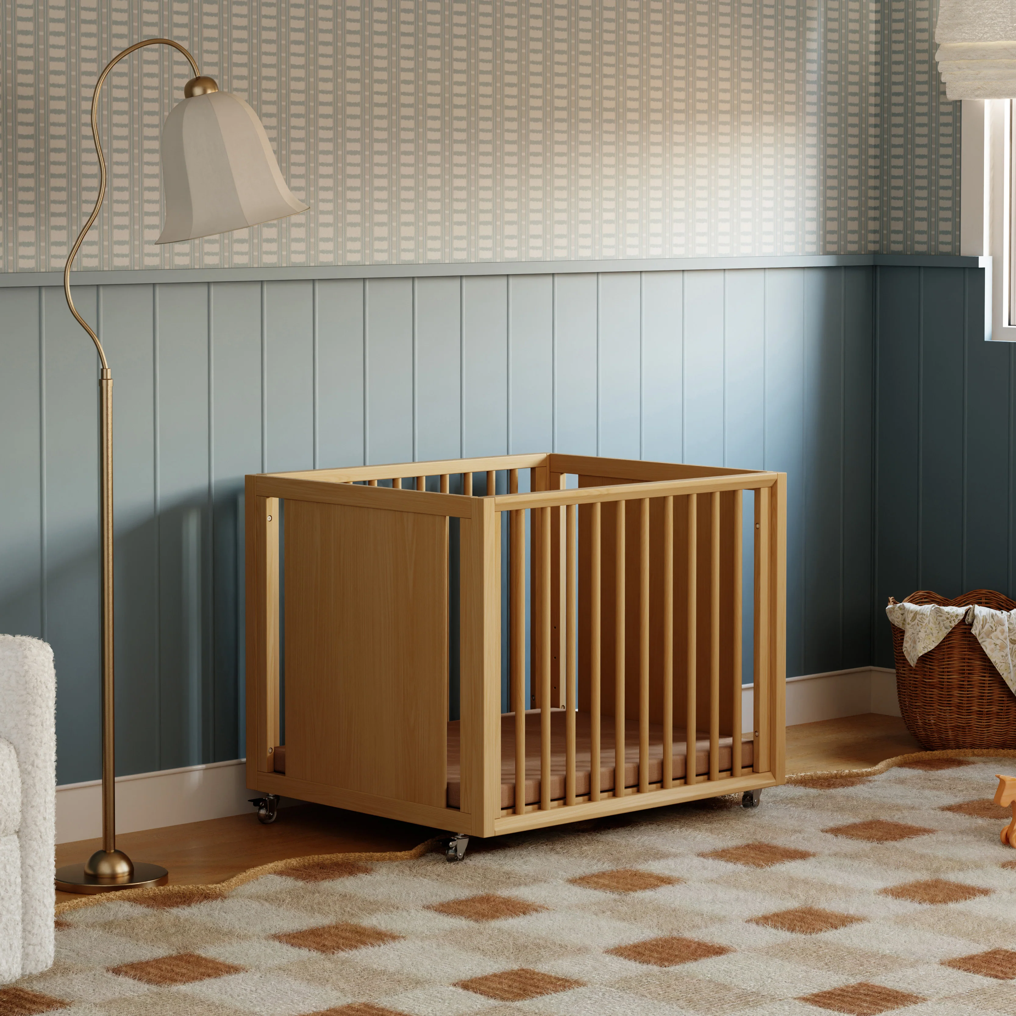 Palma 8-in-1 Convertible All-Stages® Crib with Bassinet & Toddler Bed Kits - Image 28
