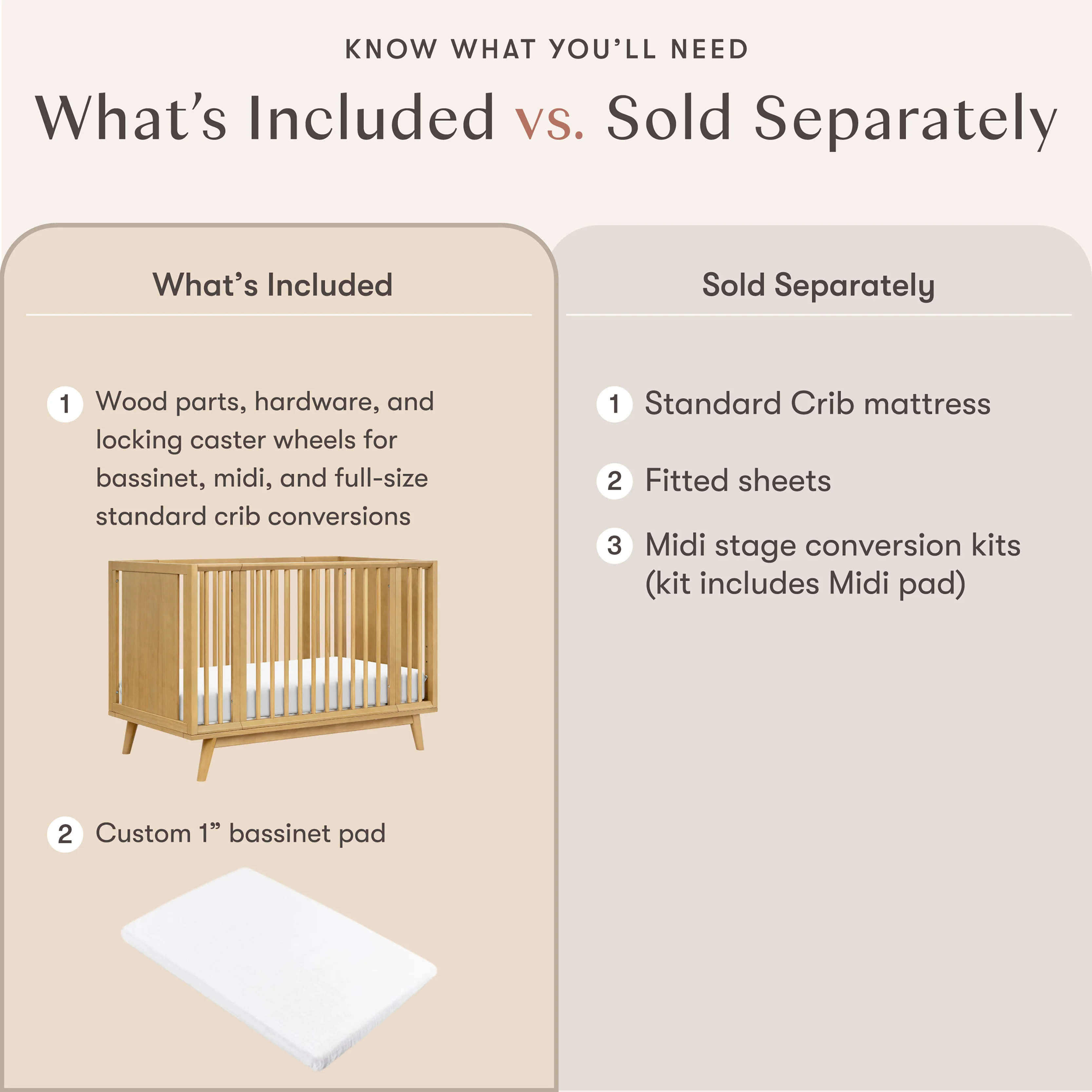 Palma 8-in-1 Convertible All-Stages® Crib with Bassinet & Toddler Bed Kits - Image 30