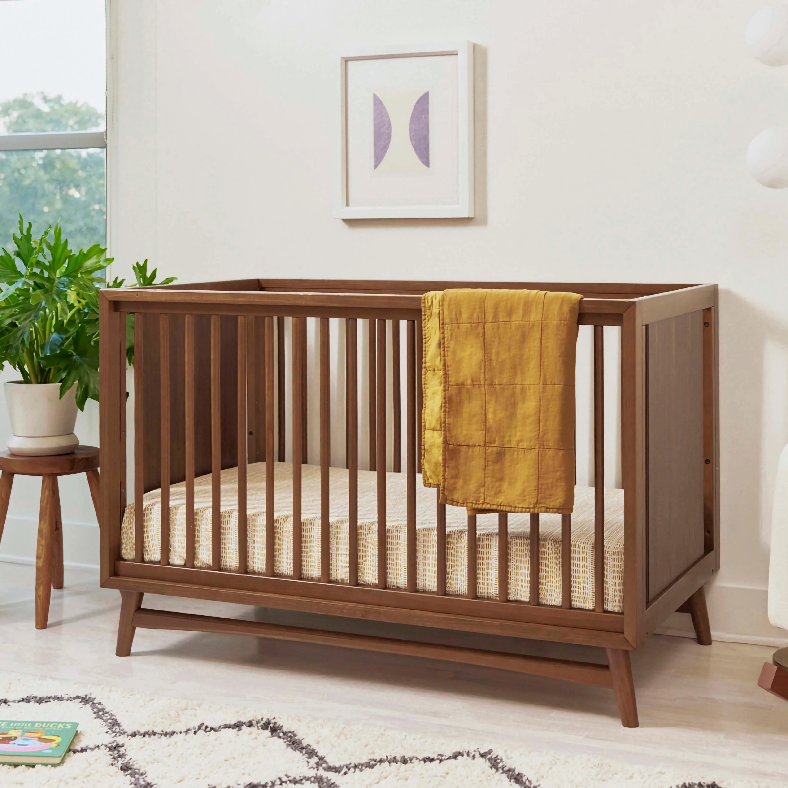Peggy 3-in-1 Convertible Crib with Toddler Bed Conversion Kit - Image 3
