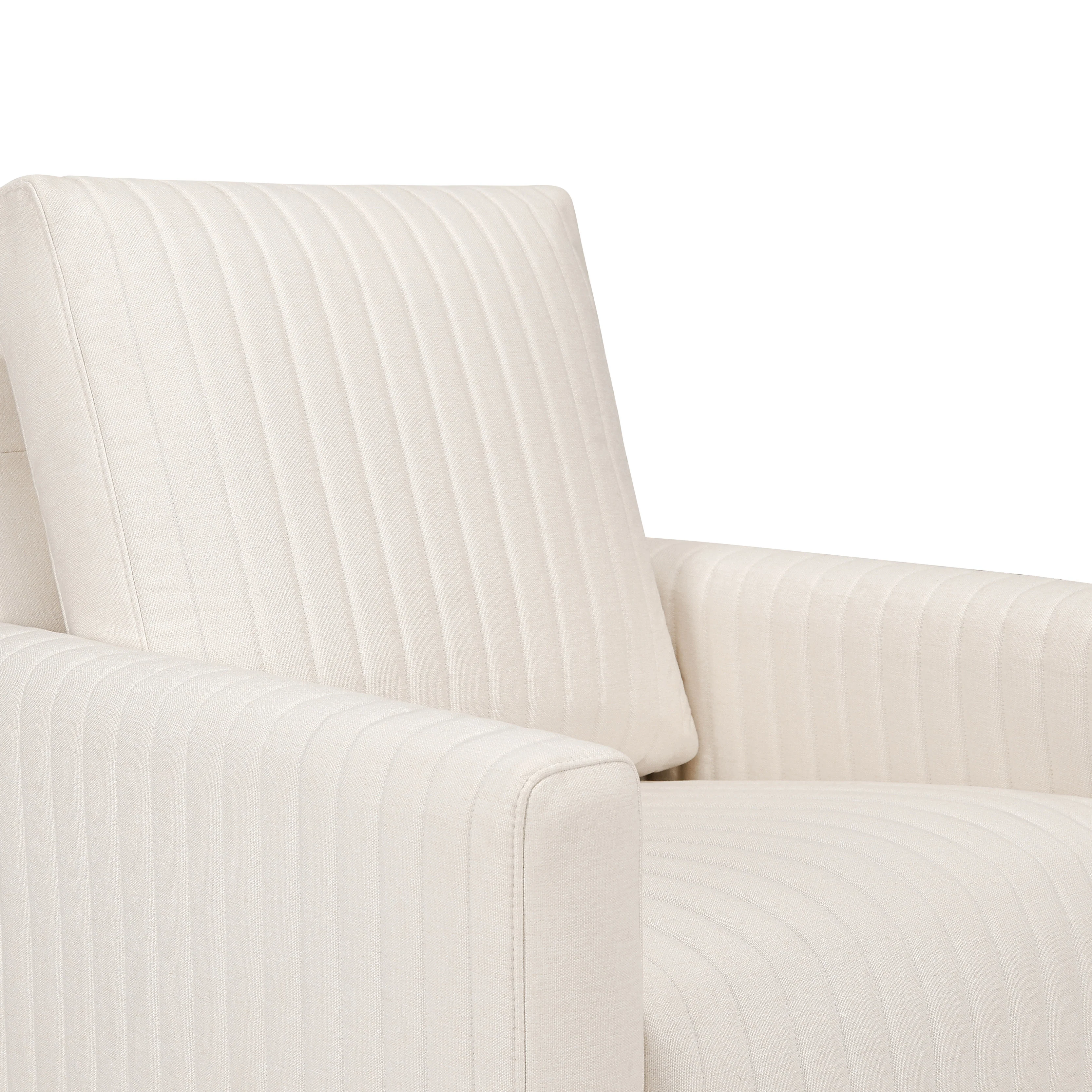 Poe Channeled Swivel Glider in Eco-Performance Fabric | Water Repellent & Stain Resistant - Image 11