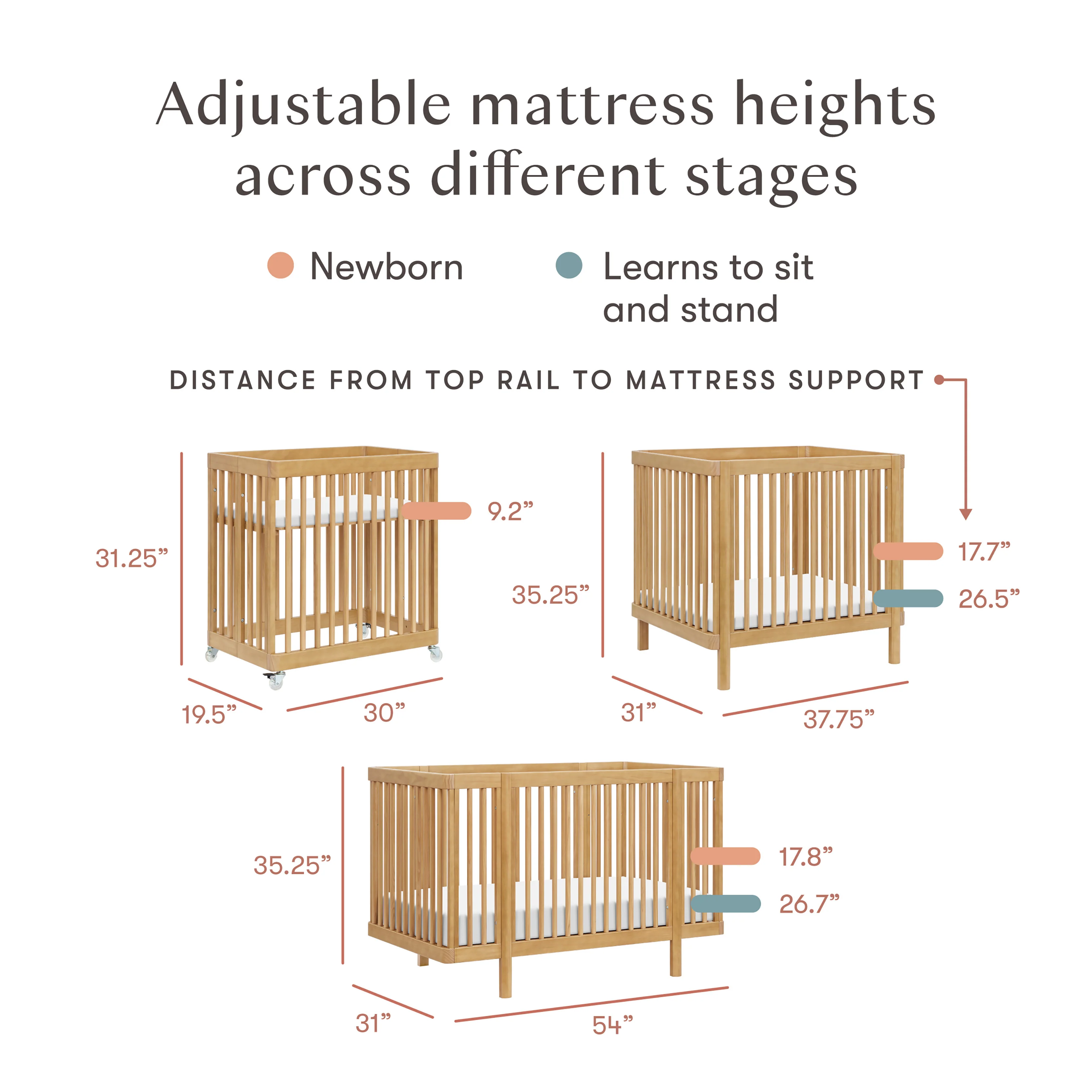Pogo 8-in-1 Convertible Crib with All-Stages® Conversion Kits - Image 70