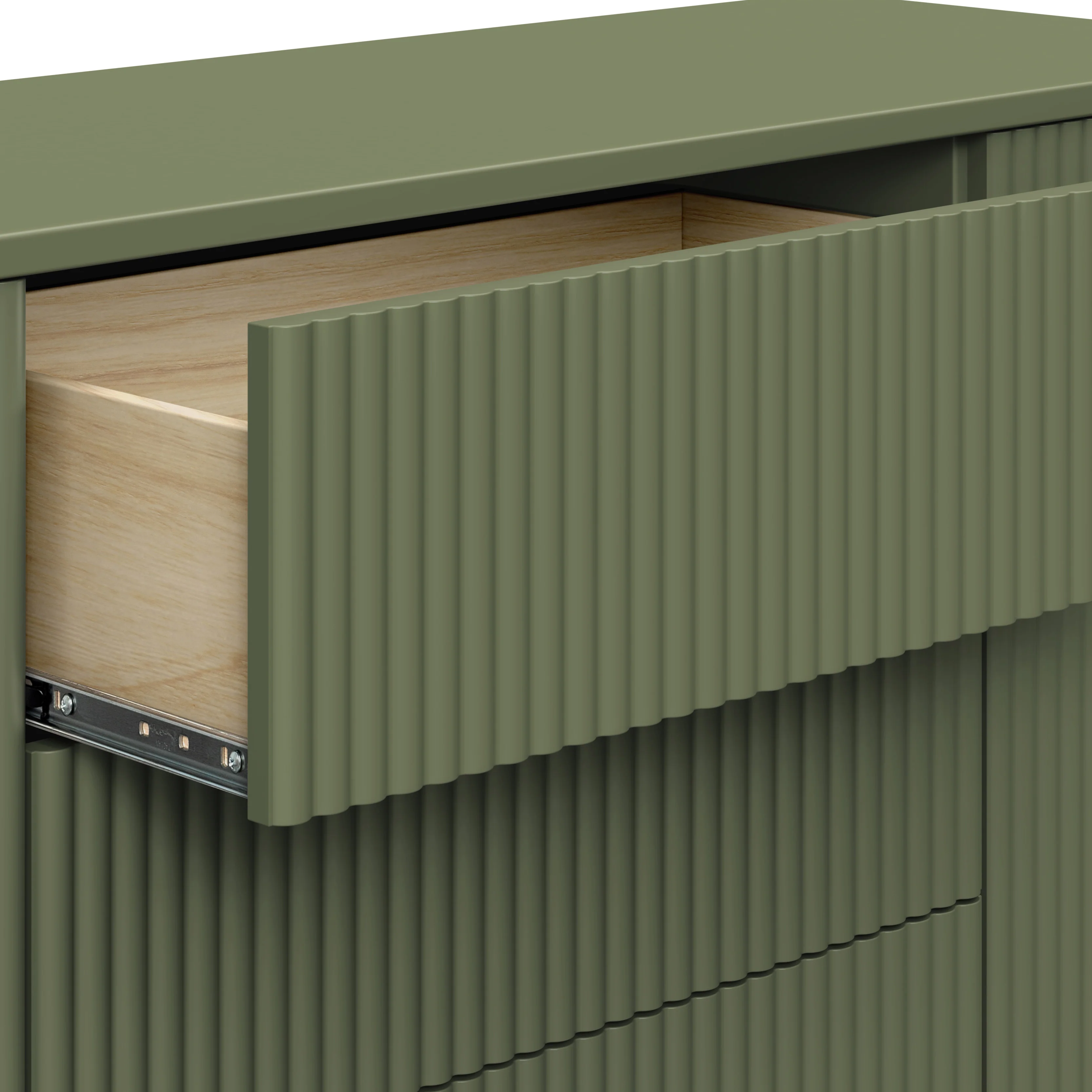 Pogo Tambour Assembled Dresser - Image 20