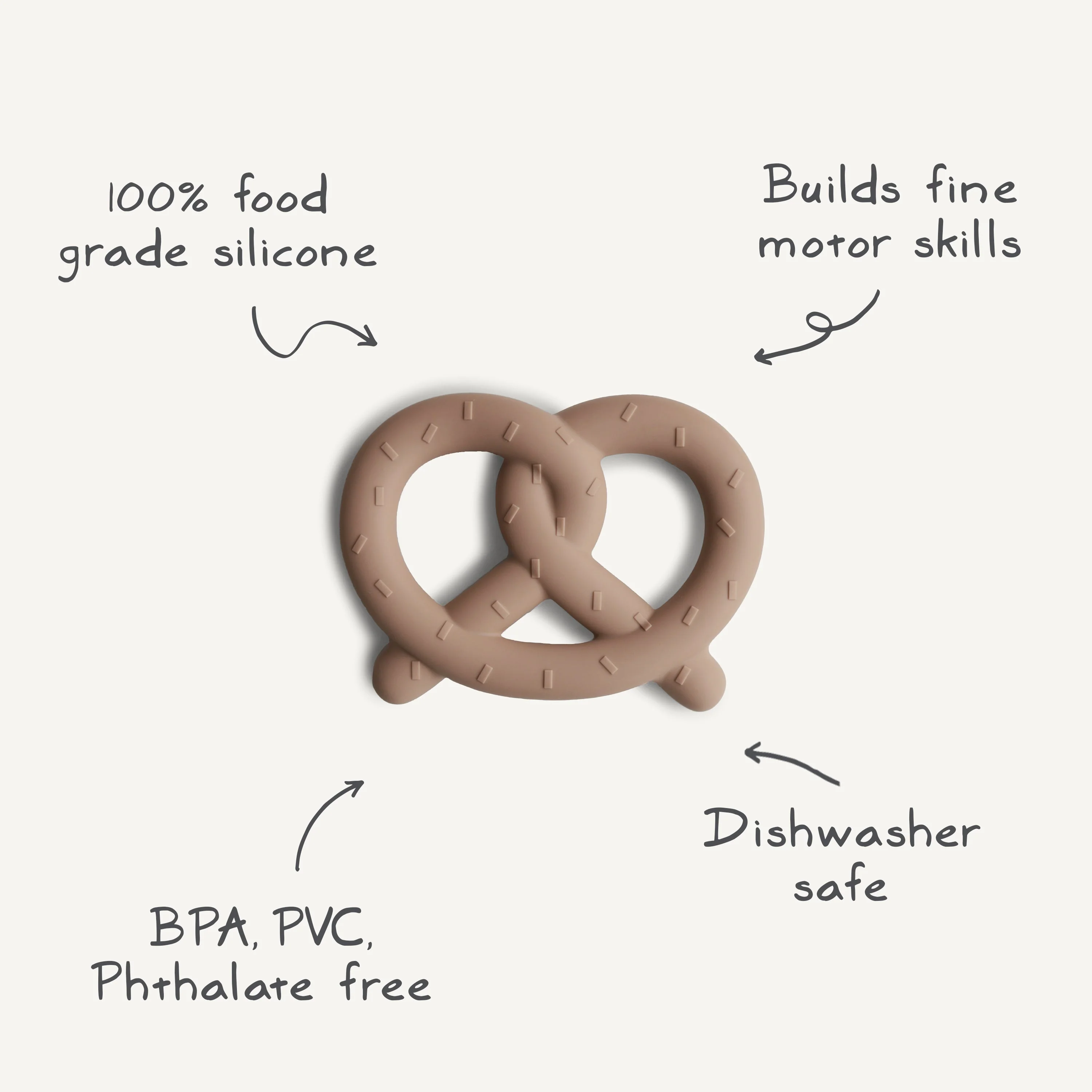 Mushie Pretzel Teether - Image 2