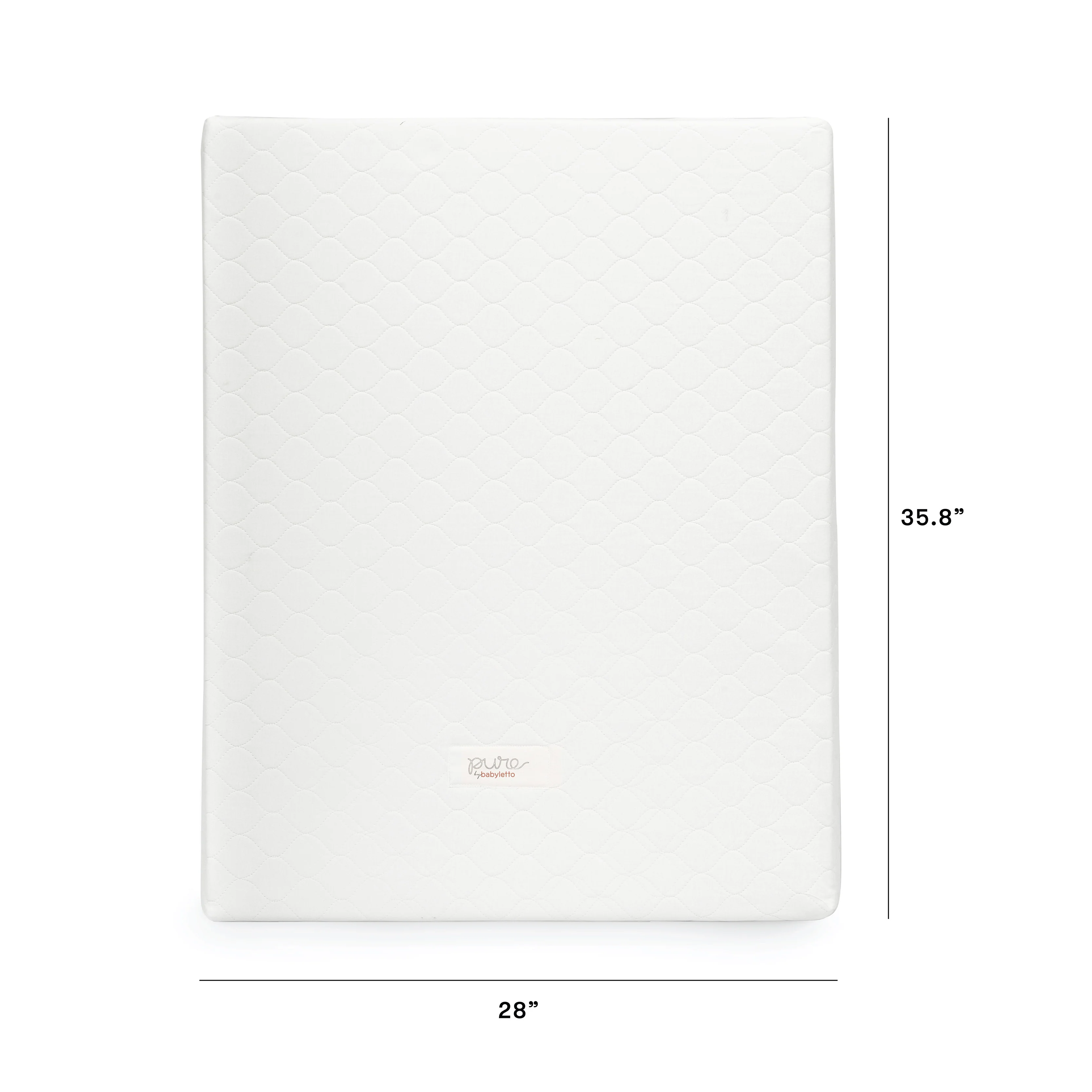 Pure Core Midi Crib Mattress w/ Hybrid Quilted Waterproof Cover (Lightweight) - Image 4