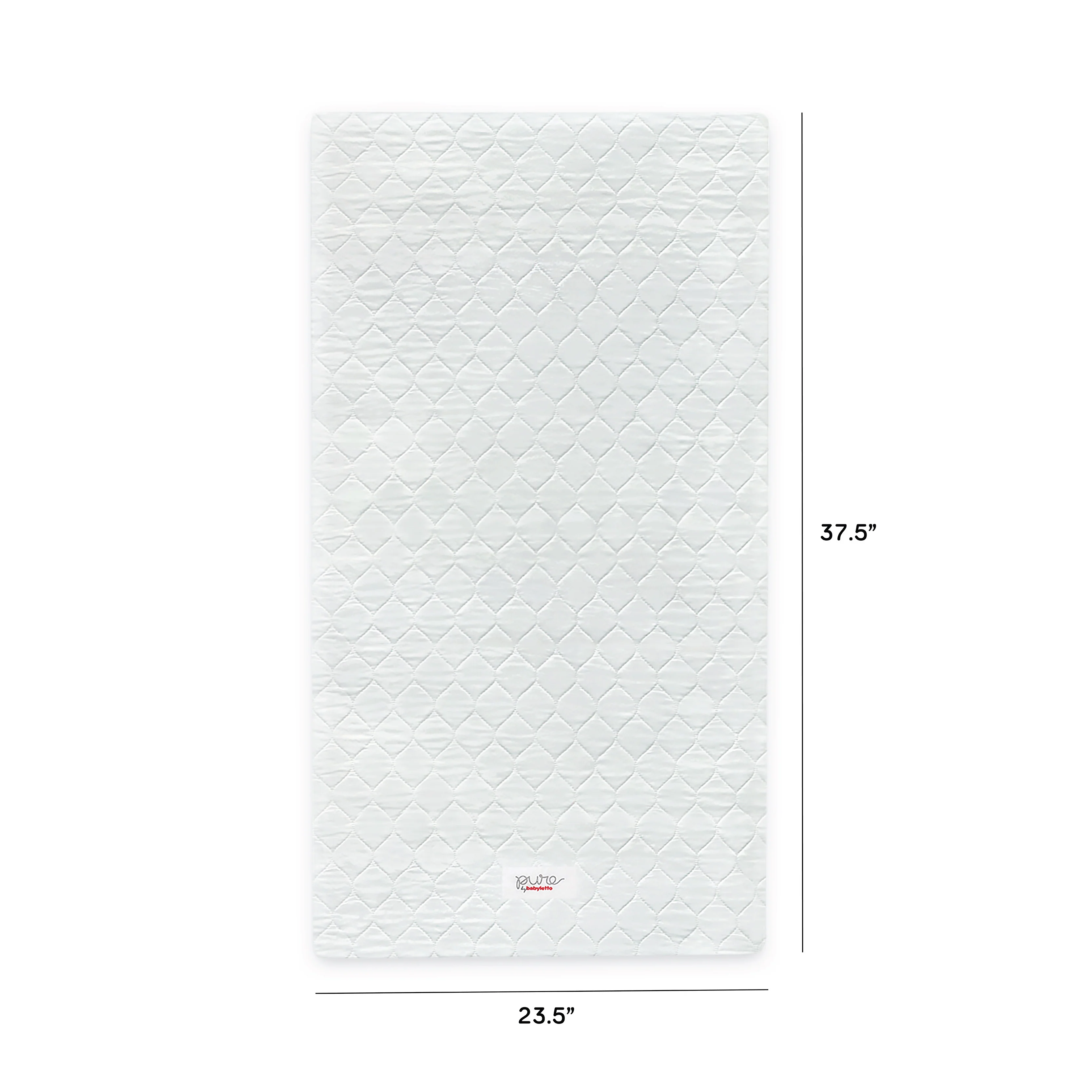 Pure Core Mini Crib Mattress w/ Hybrid Quilted Waterproof Cover (Lightweight) - Image 5