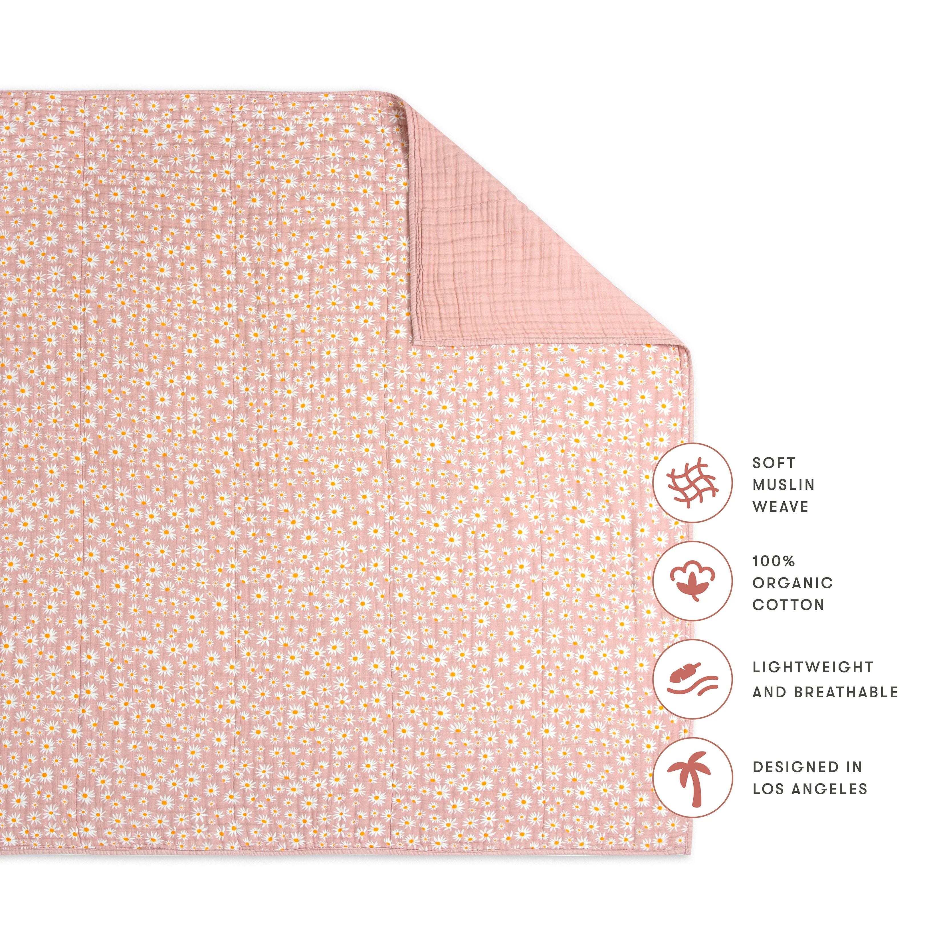 Quilt in 3-Layer GOTS Certified Organic Muslin Cotton - Image 36