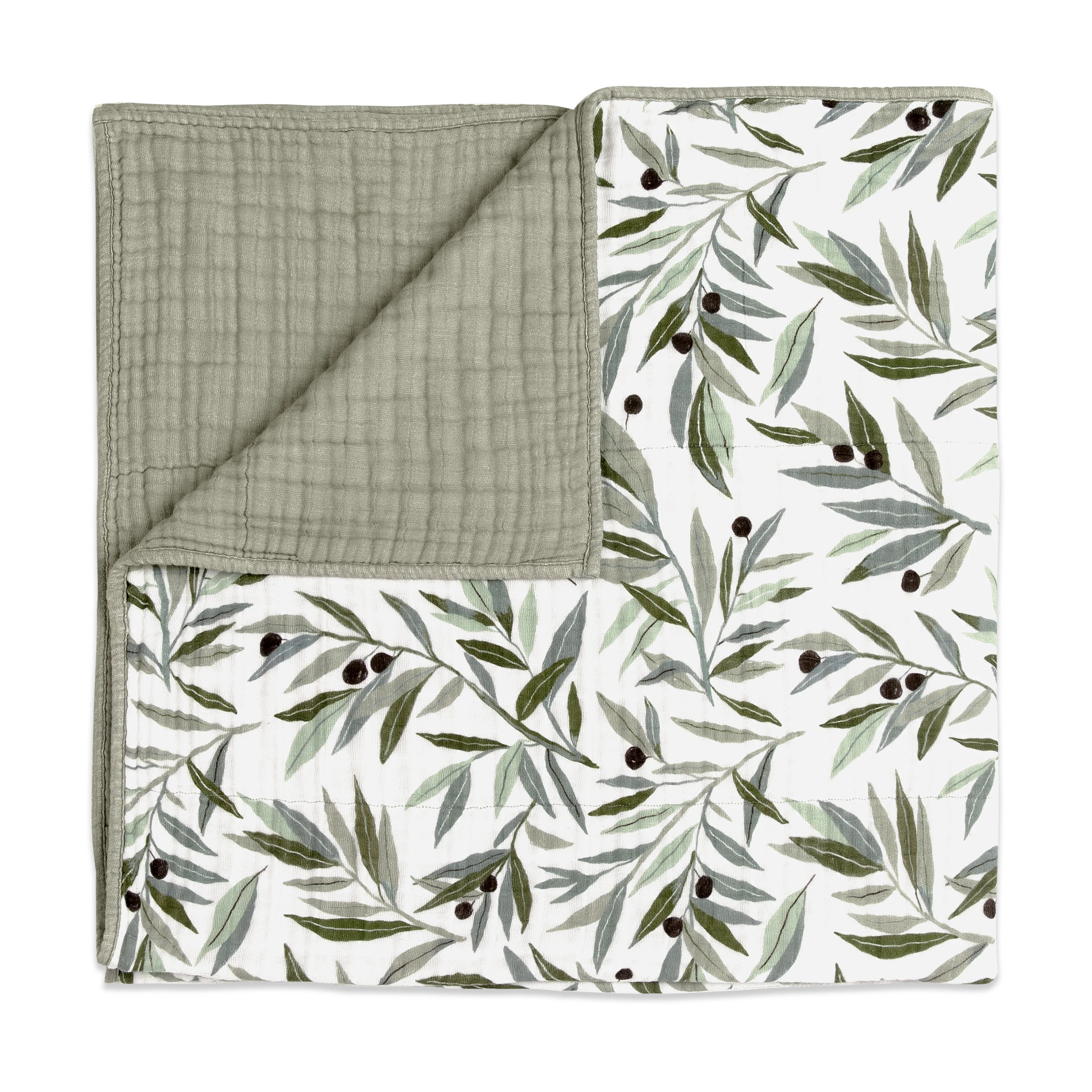 Quilt in 3-Layer GOTS Certified Organic Muslin Cotton - Image 5