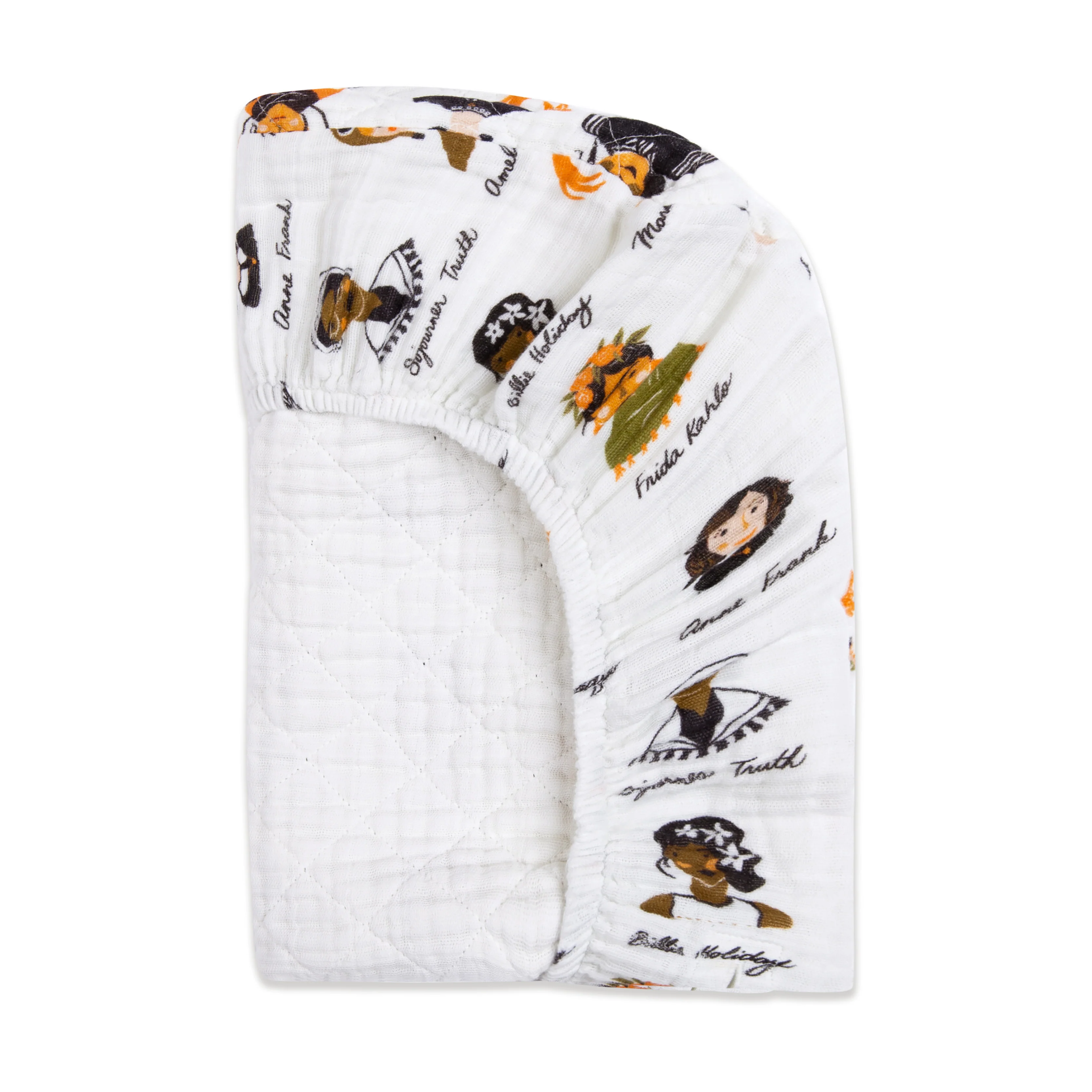 Quilted Changing Pad Cover in GOTS Certified Organic Muslin Cotton - Image 32