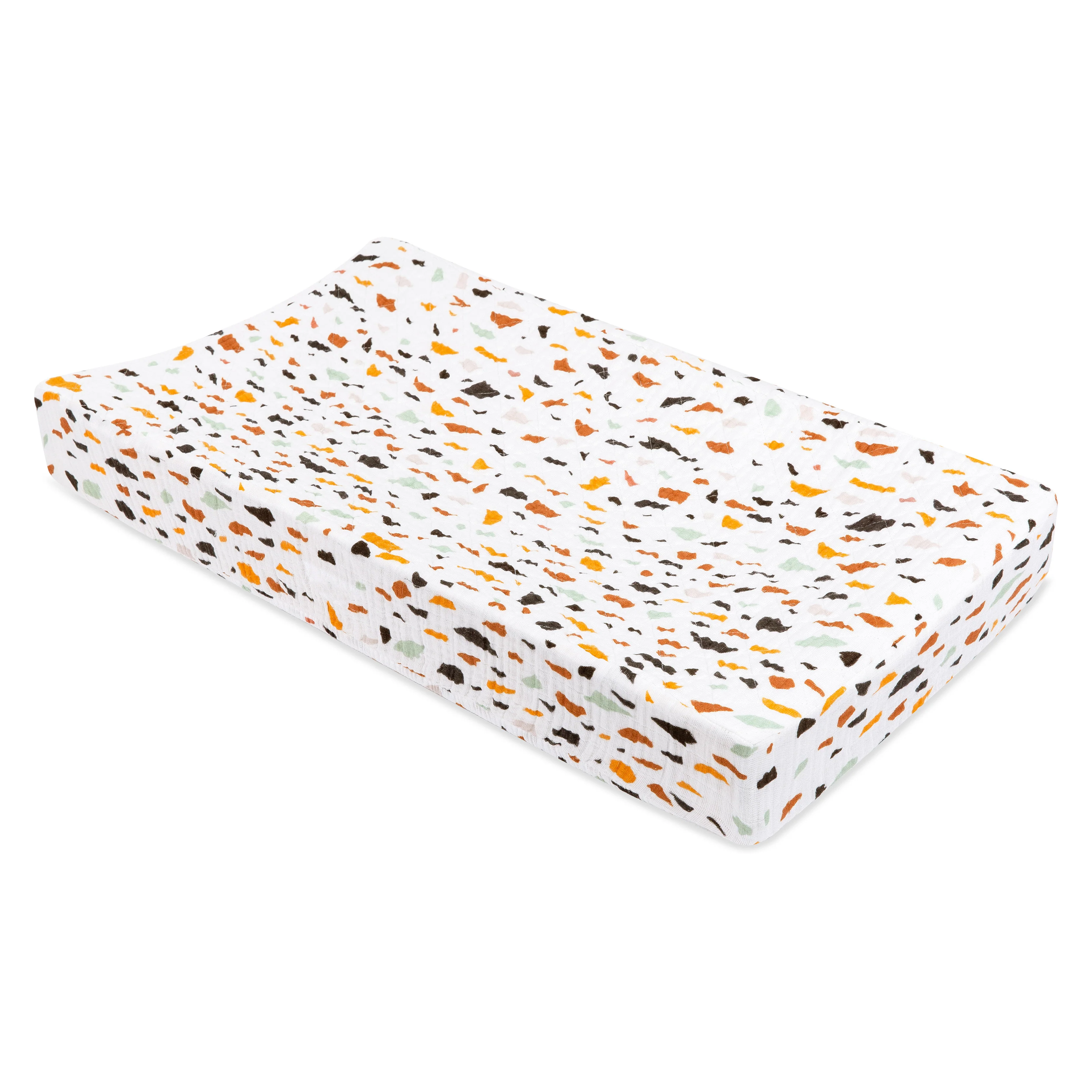 Quilted Changing Pad Cover in GOTS Certified Organic Muslin Cotton - Image 45