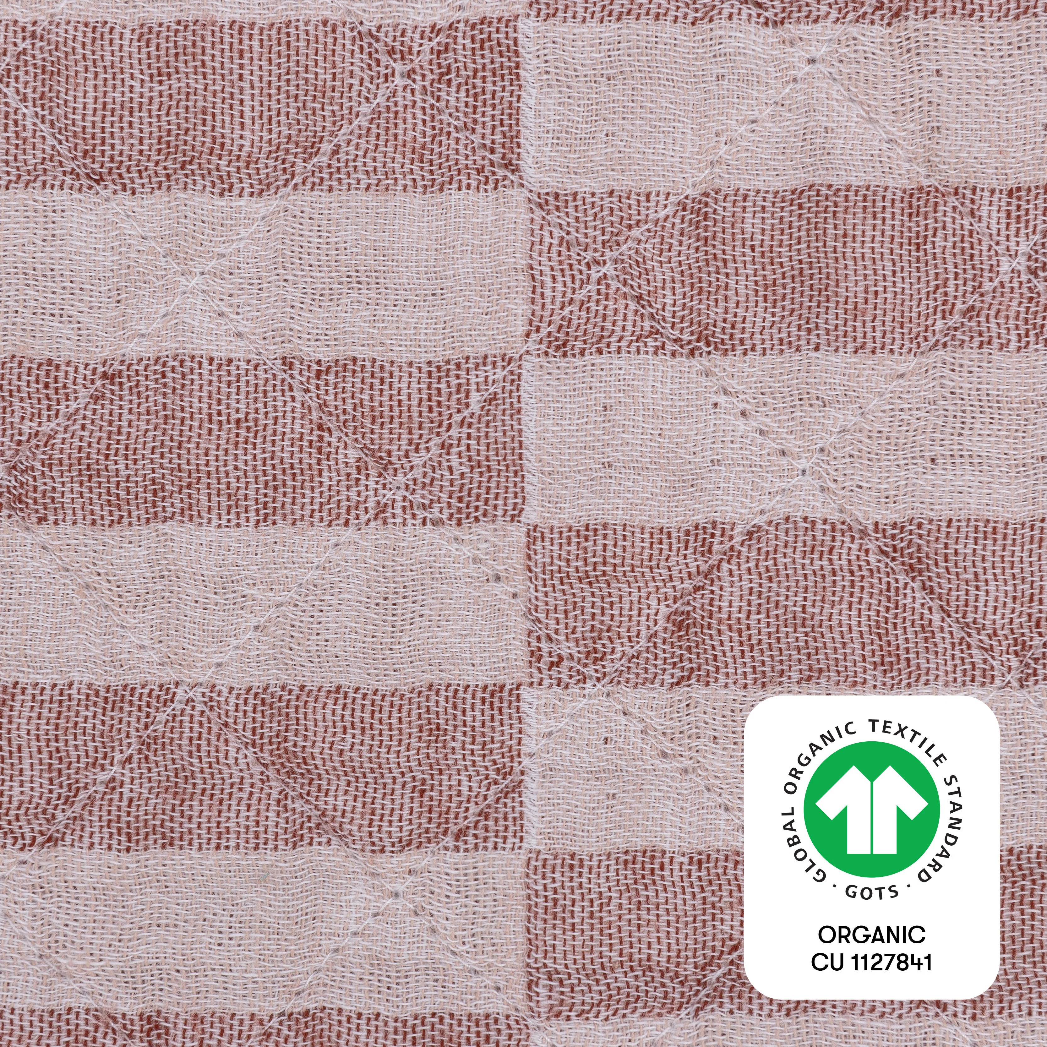 Quilted Changing Pad Cover in GOTS Certified Organic Muslin Cotton - Image 5