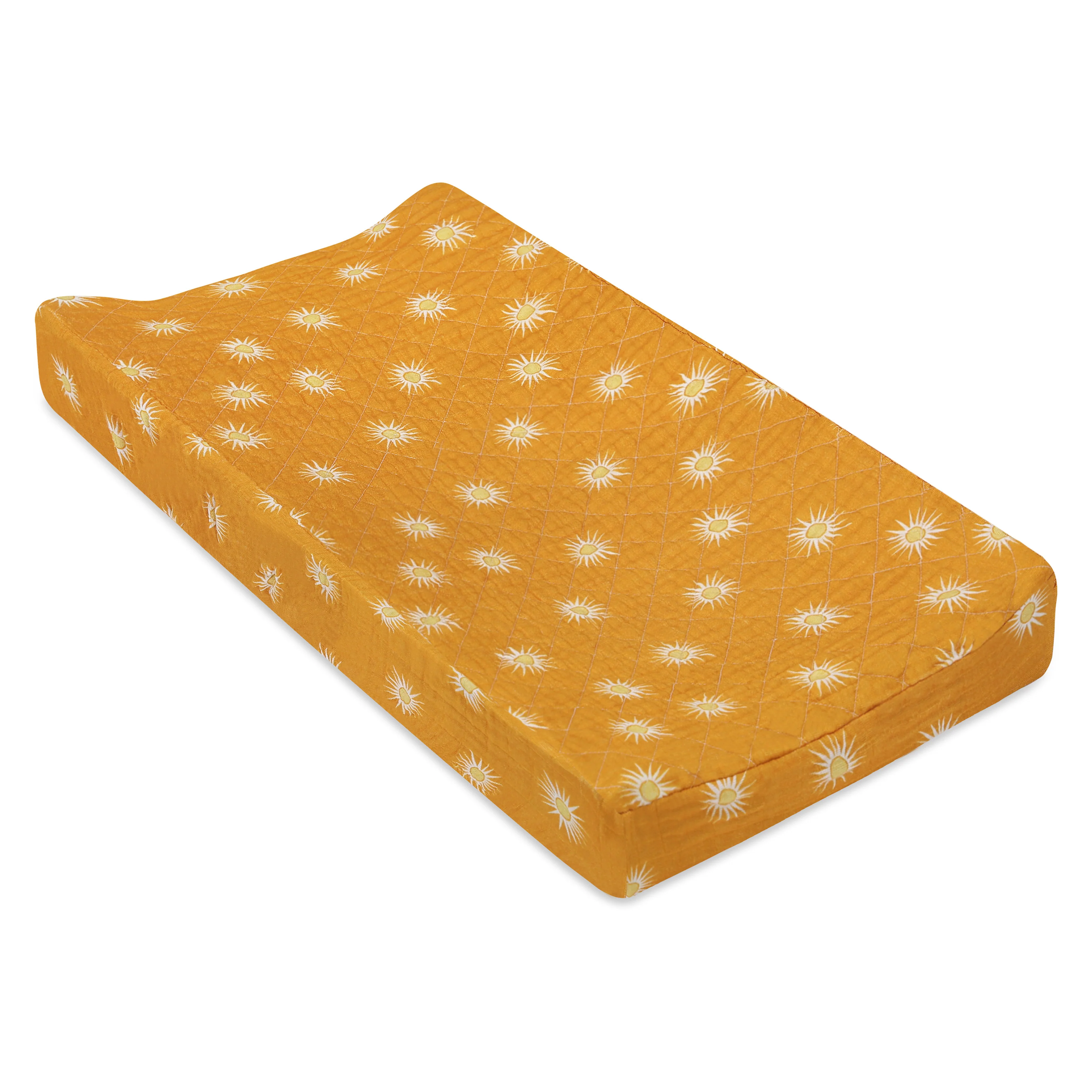Quilted Changing Pad Cover in GOTS Certified Organic Muslin Cotton - Image 64