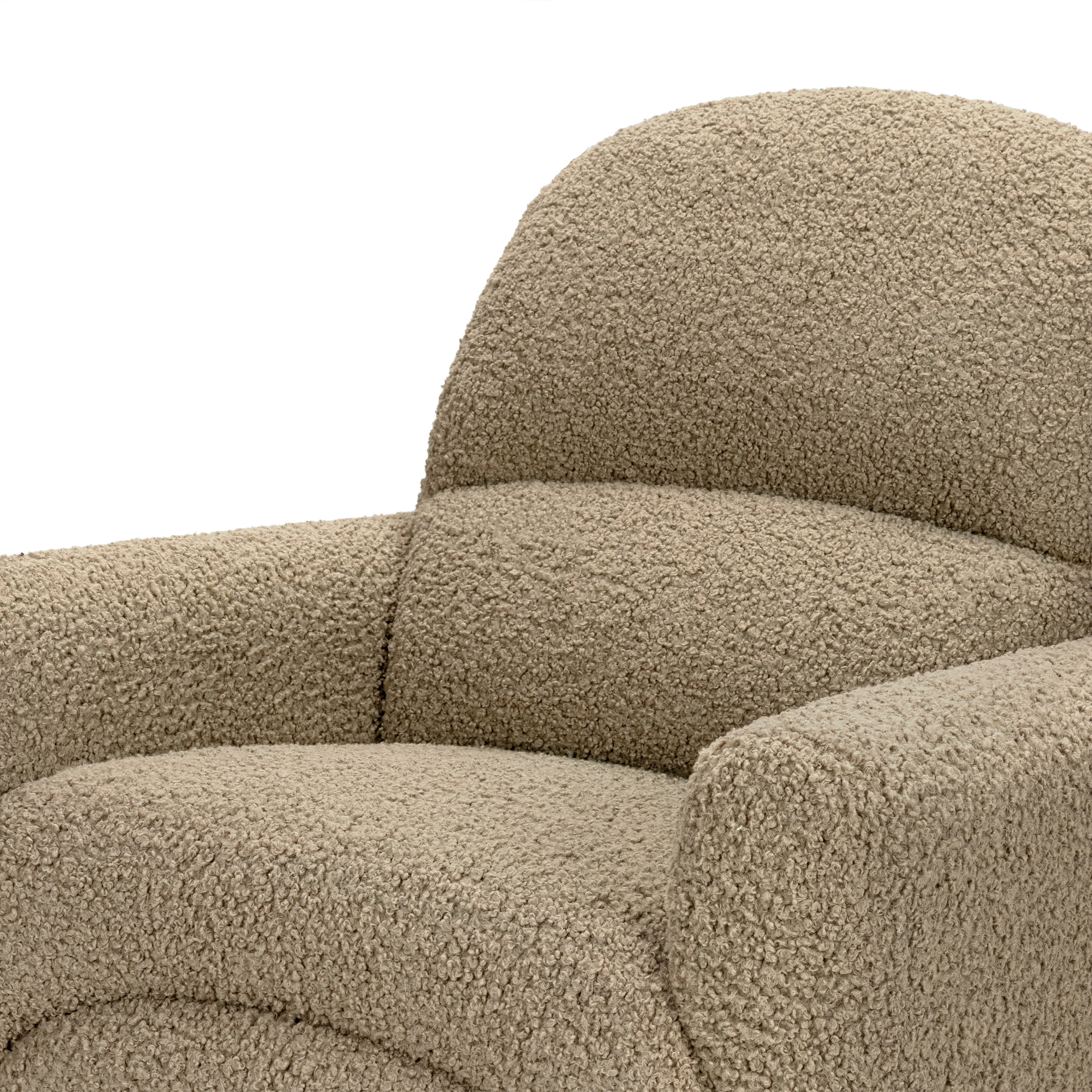 Rainbow Recliner and Swivel Glider in Teddy Loop - Image 10