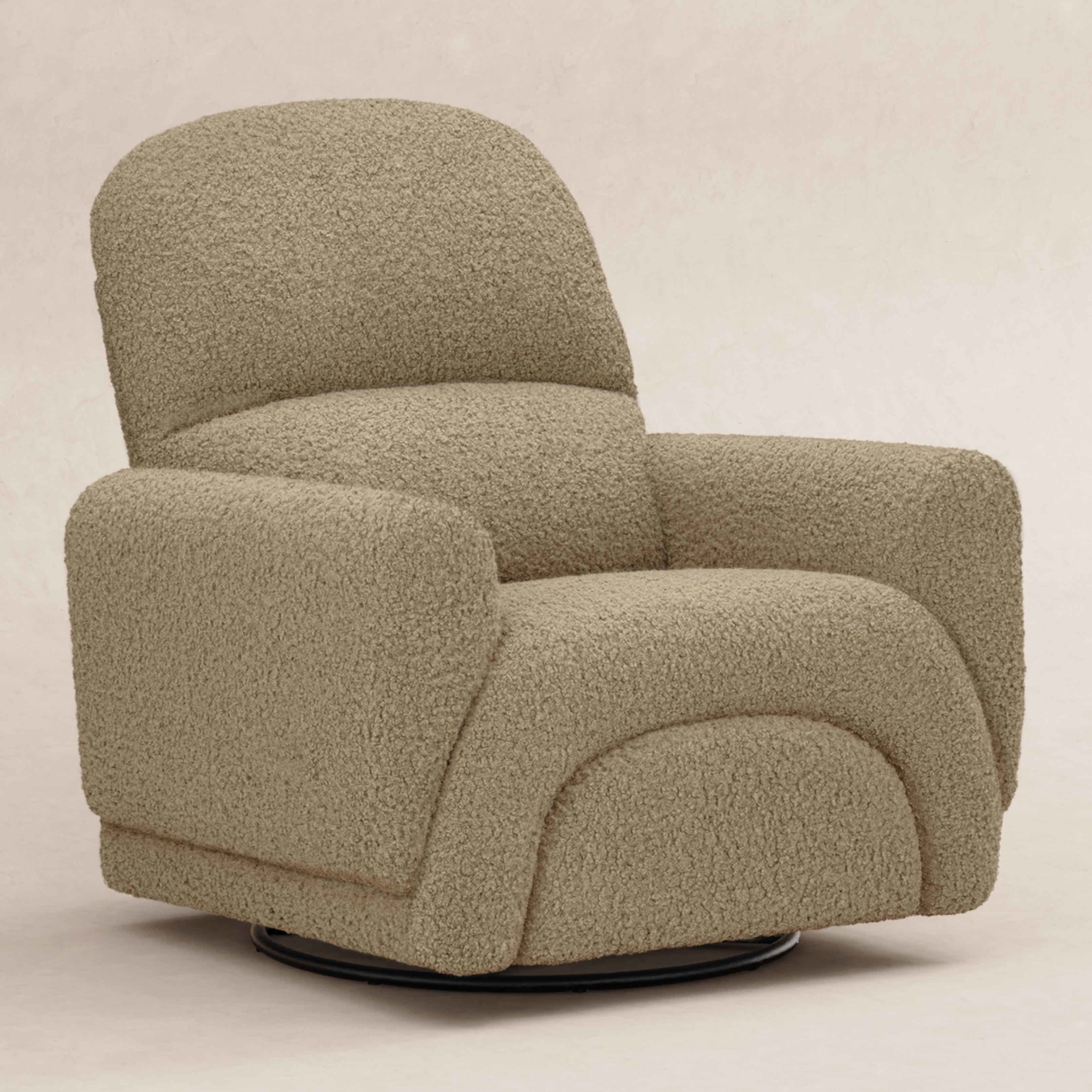 Rainbow Recliner and Swivel Glider in Teddy Loop - Image 4