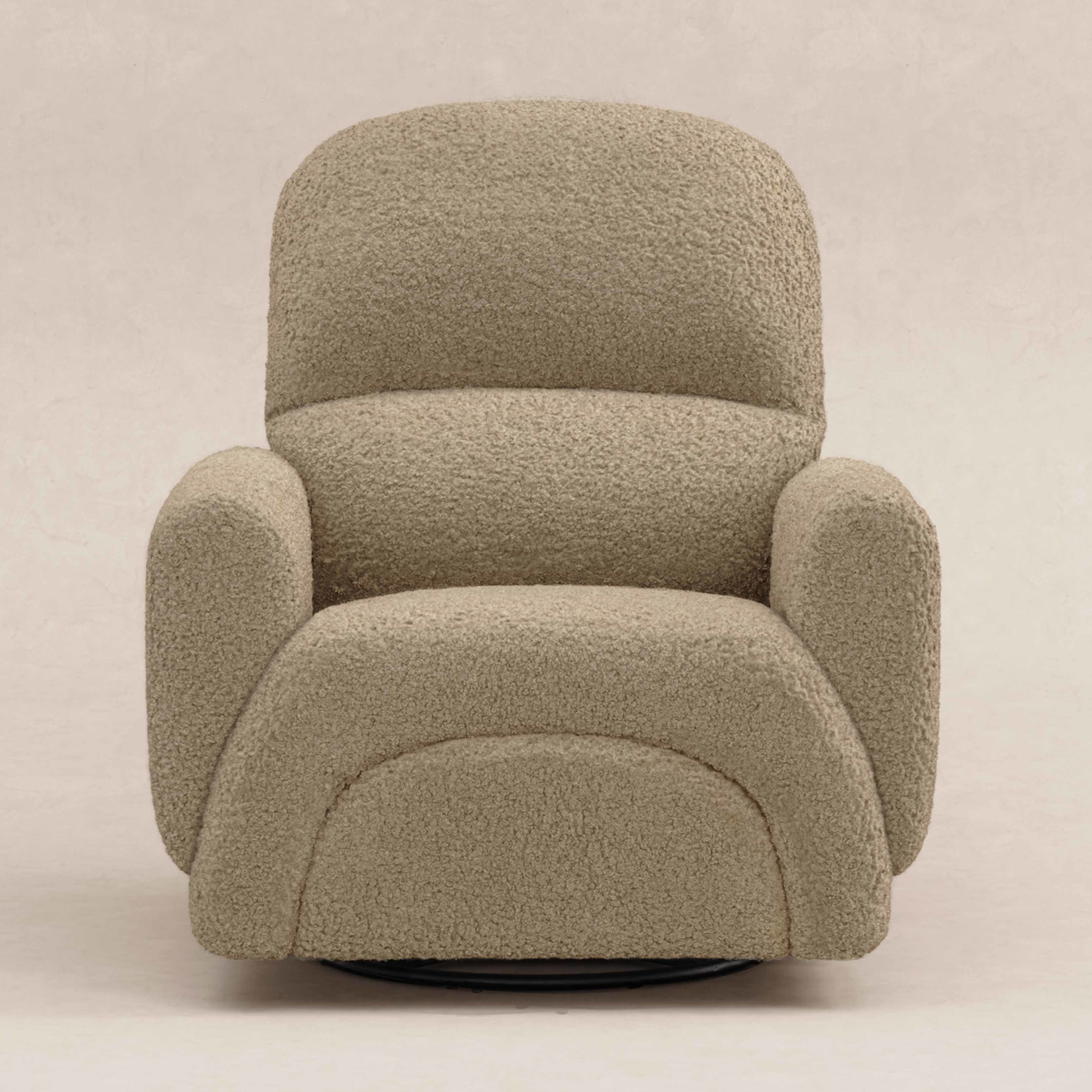 Rainbow Recliner and Swivel Glider in Teddy Loop - Image 5