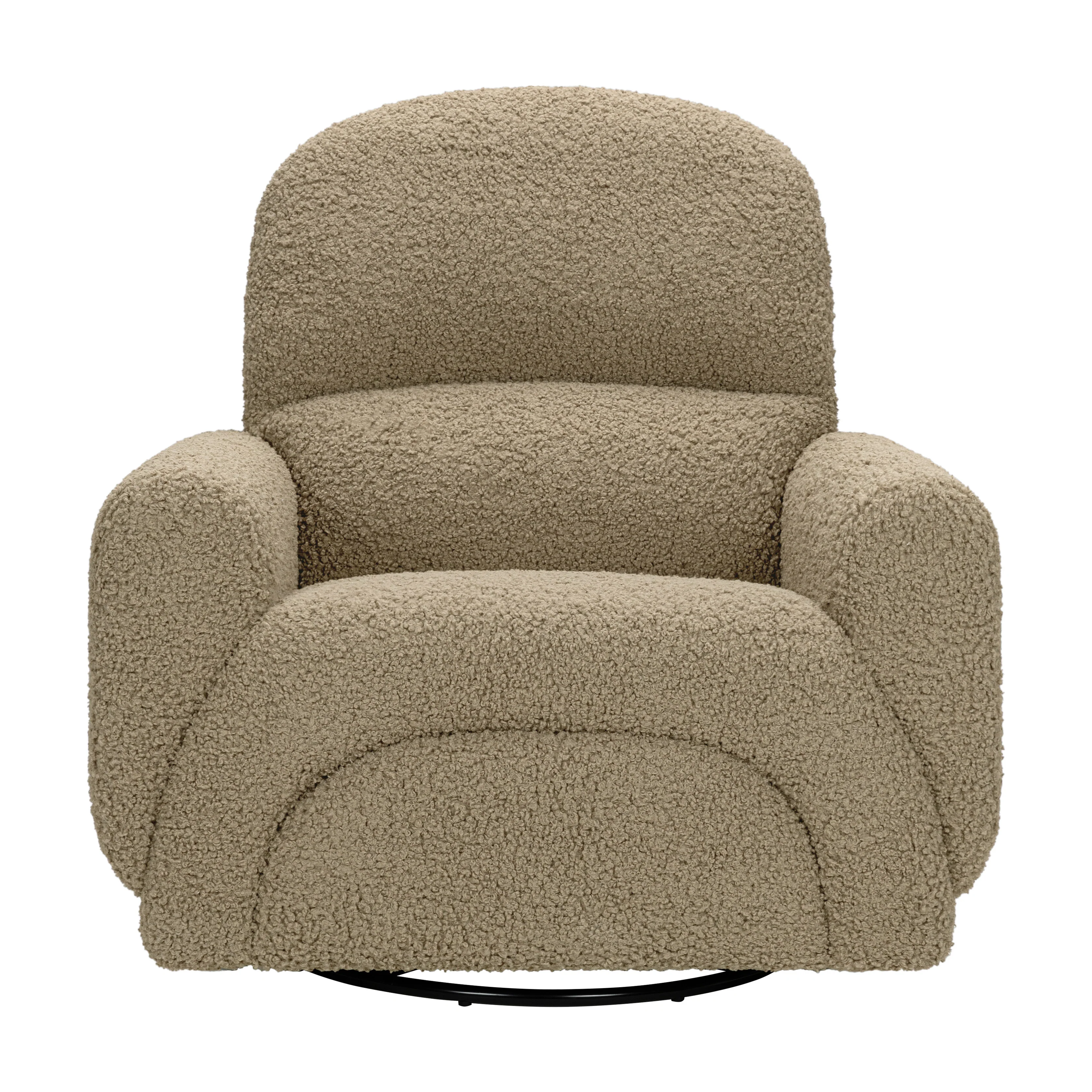 Rainbow Recliner and Swivel Glider in Teddy Loop - Image 7