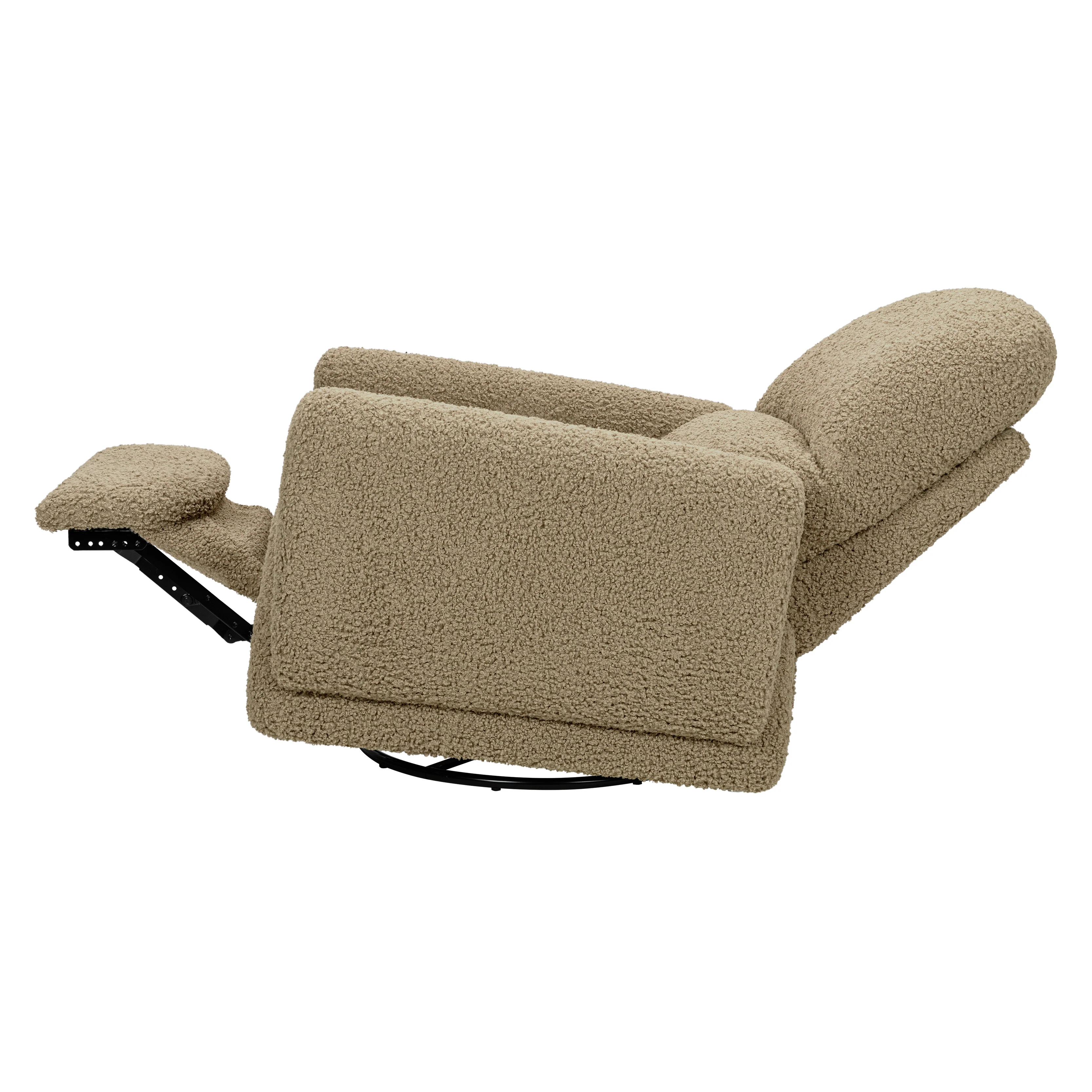 Rainbow Recliner and Swivel Glider in Teddy Loop - Image 9