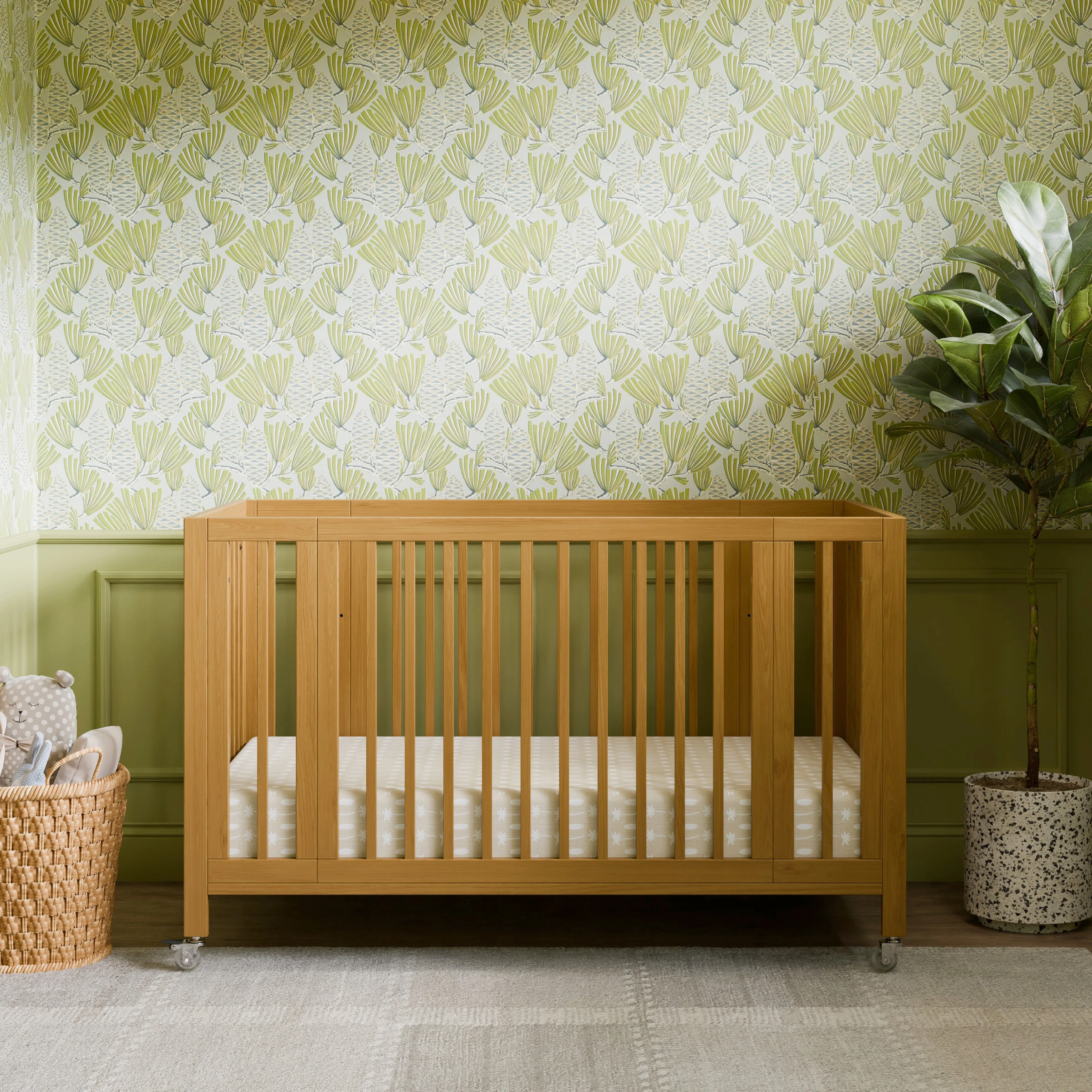 Rolli 9-in-1 Convertible All-Stages® Crib with Bassinet & Toddler Bed Conversion Kits - Image 22