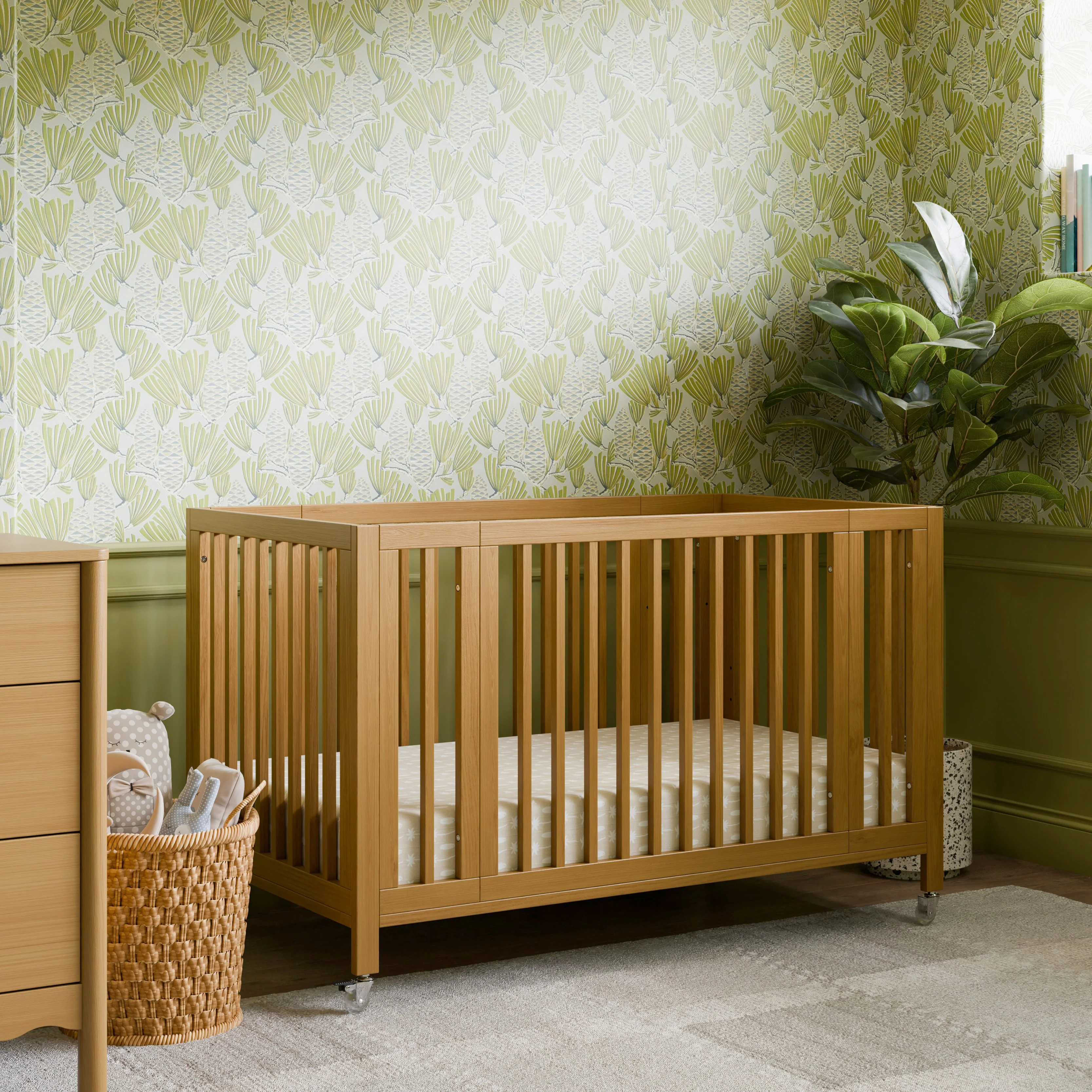 Rolli 9-in-1 Convertible All-Stages® Crib with Bassinet & Toddler Bed Conversion Kits - Image 31