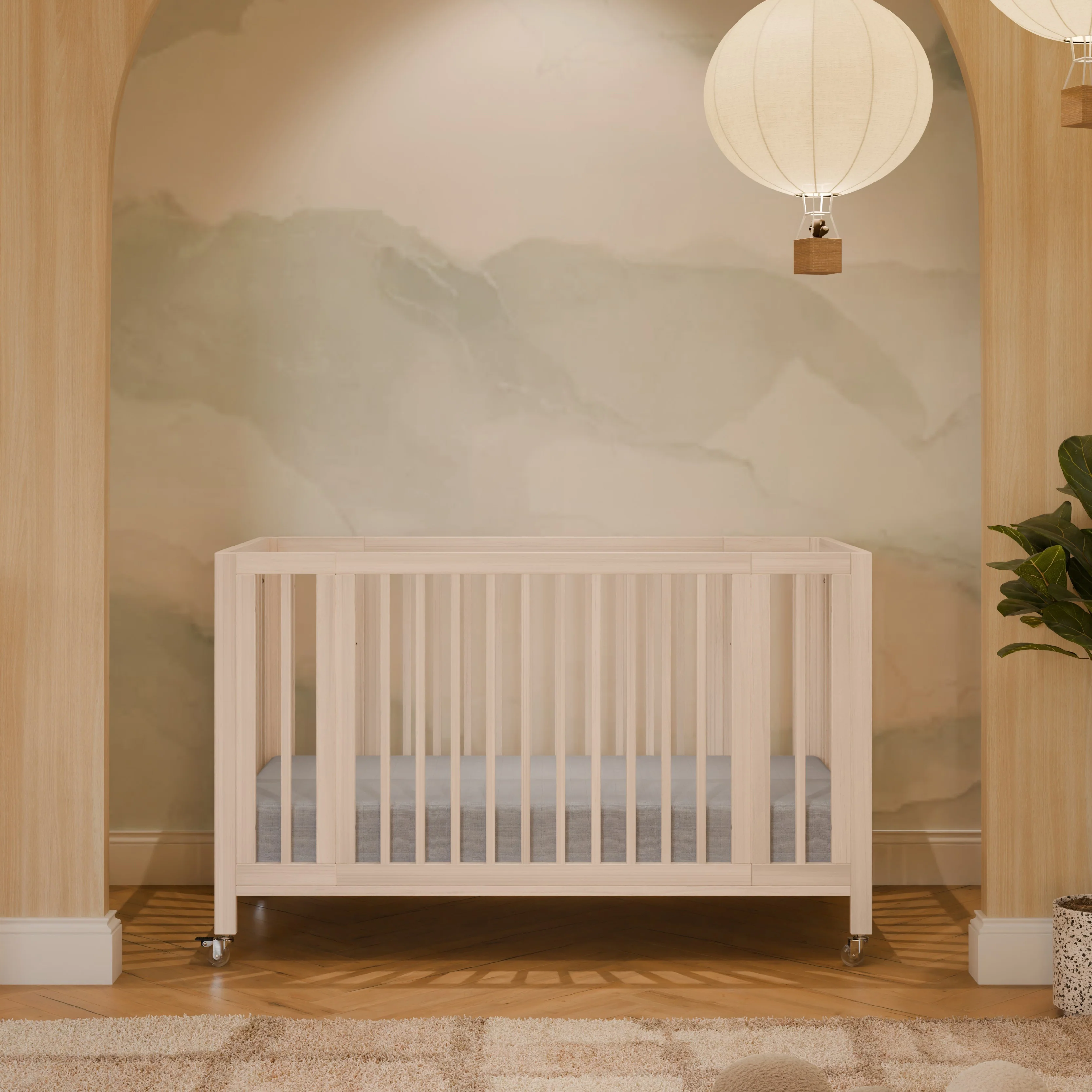 Rolli 9-in-1 Convertible All-Stages® Crib with Bassinet & Toddler Bed Conversion Kits - Image 42