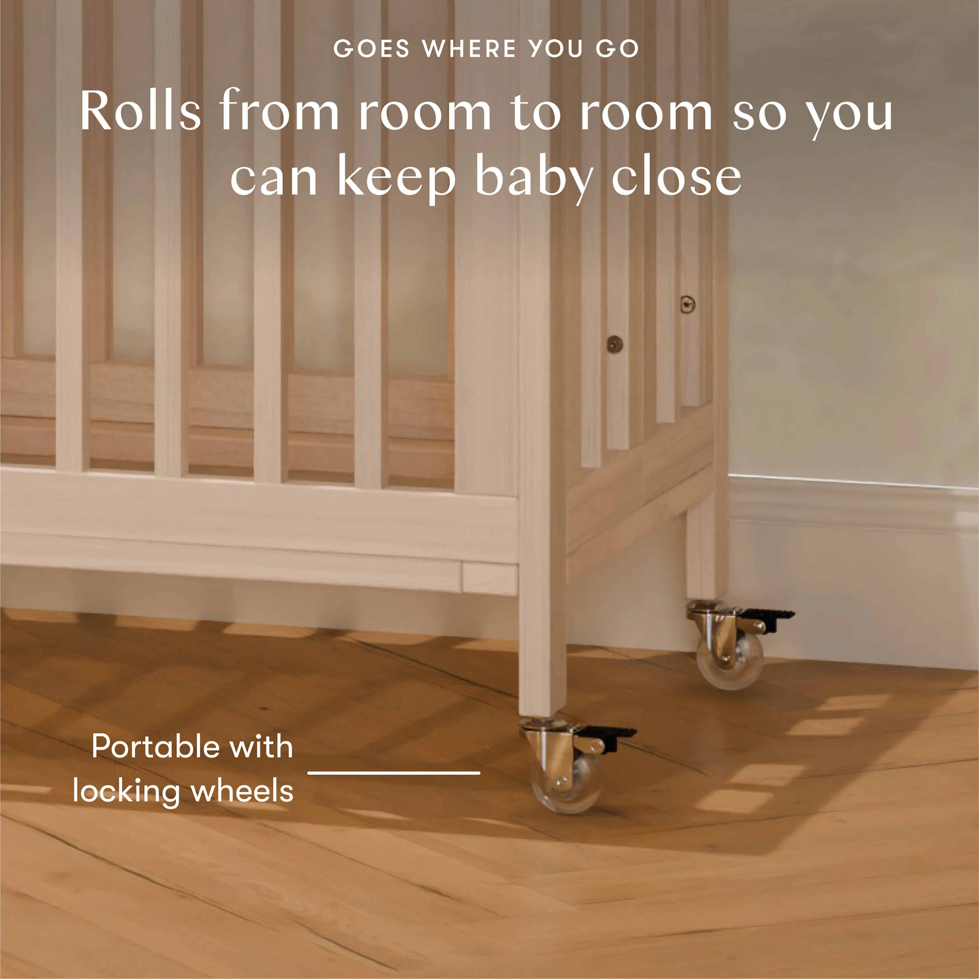 Rolli 9-in-1 Convertible All-Stages® Crib with Bassinet & Toddler Bed Conversion Kits - Image 45