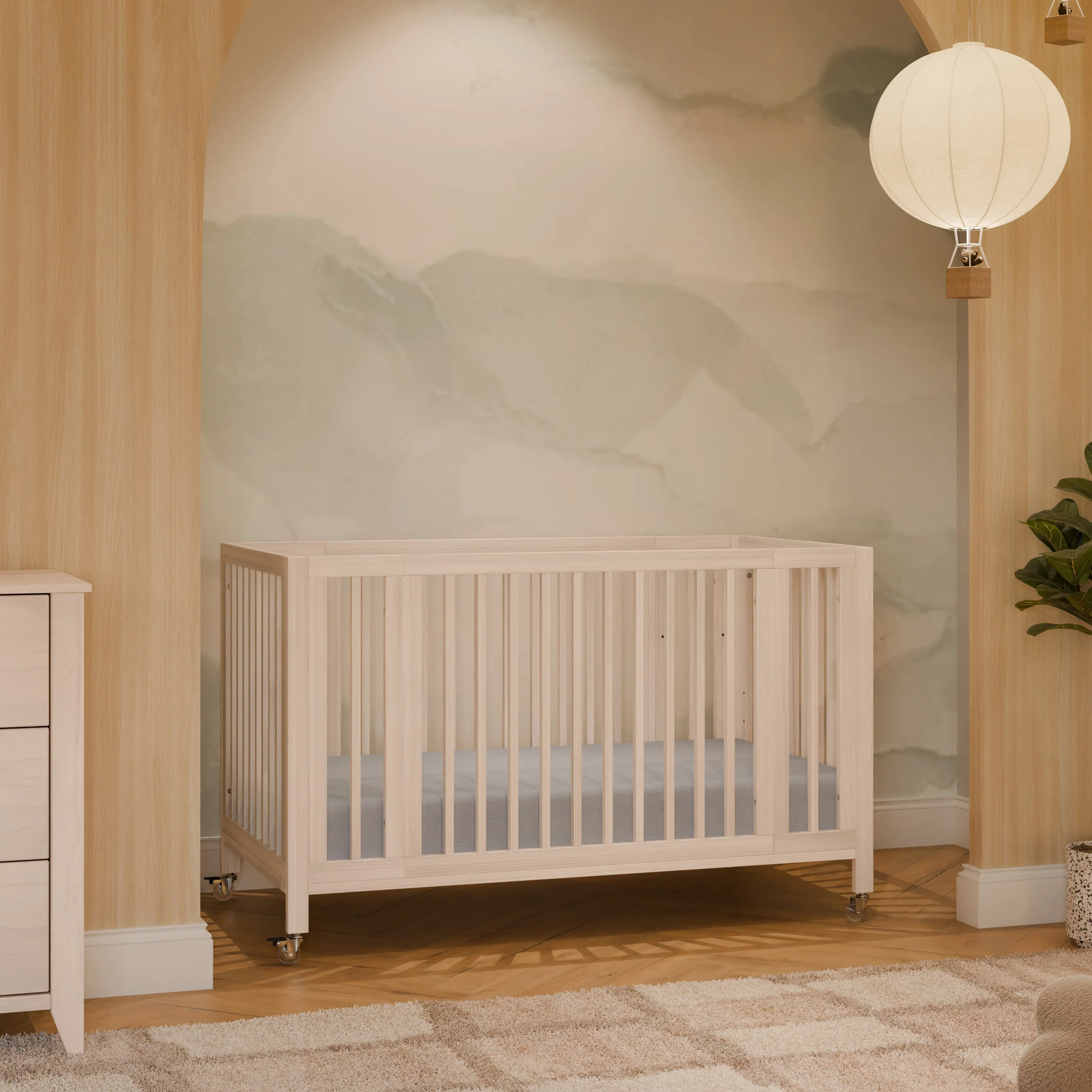 Rolli 9-in-1 Convertible All-Stages® Crib with Bassinet & Toddler Bed Conversion Kits - Image 47
