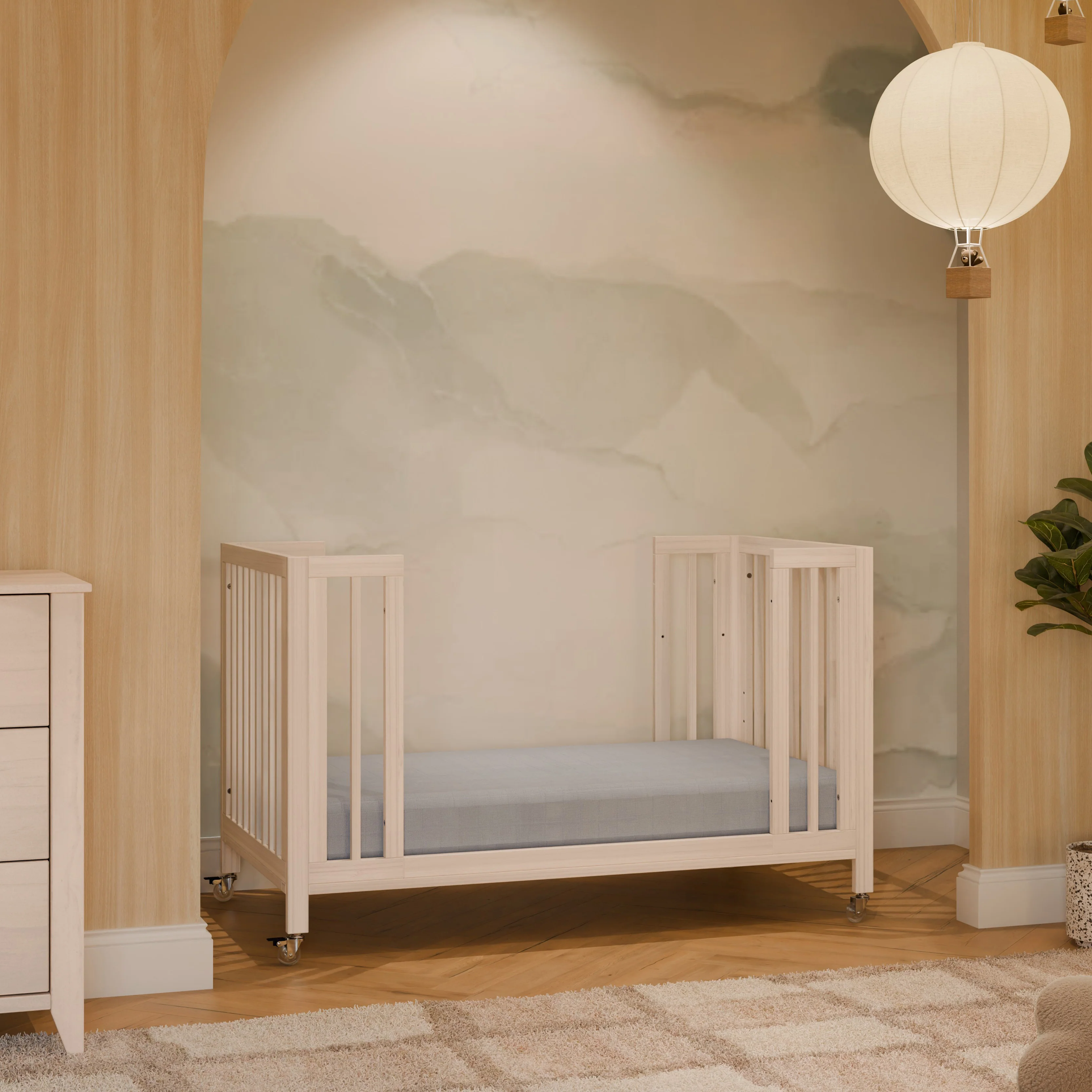 Rolli 9-in-1 Convertible All-Stages® Crib with Bassinet & Toddler Bed Conversion Kits - Image 52