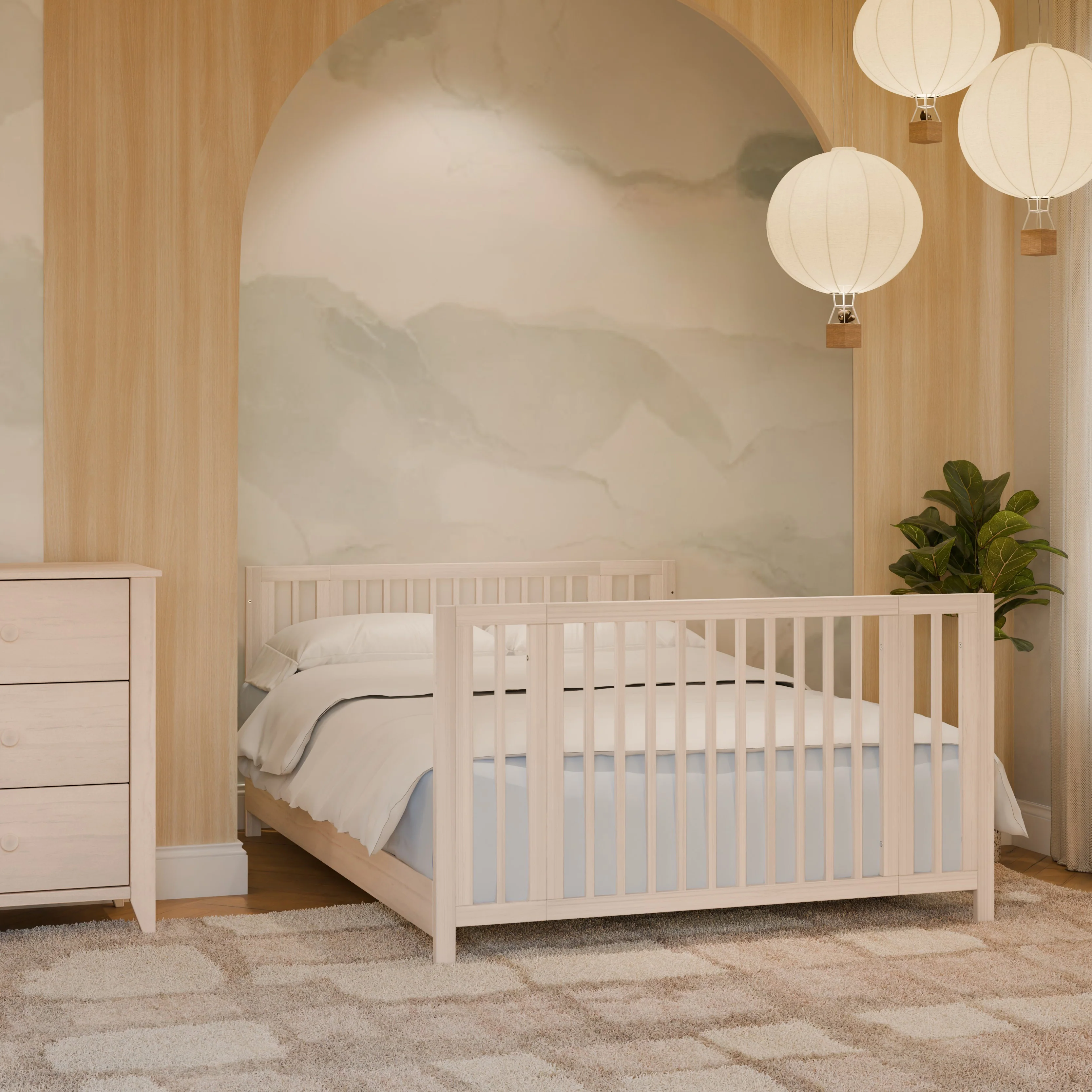 Rolli 9-in-1 Convertible All-Stages® Crib with Bassinet & Toddler Bed Conversion Kits - Image 53