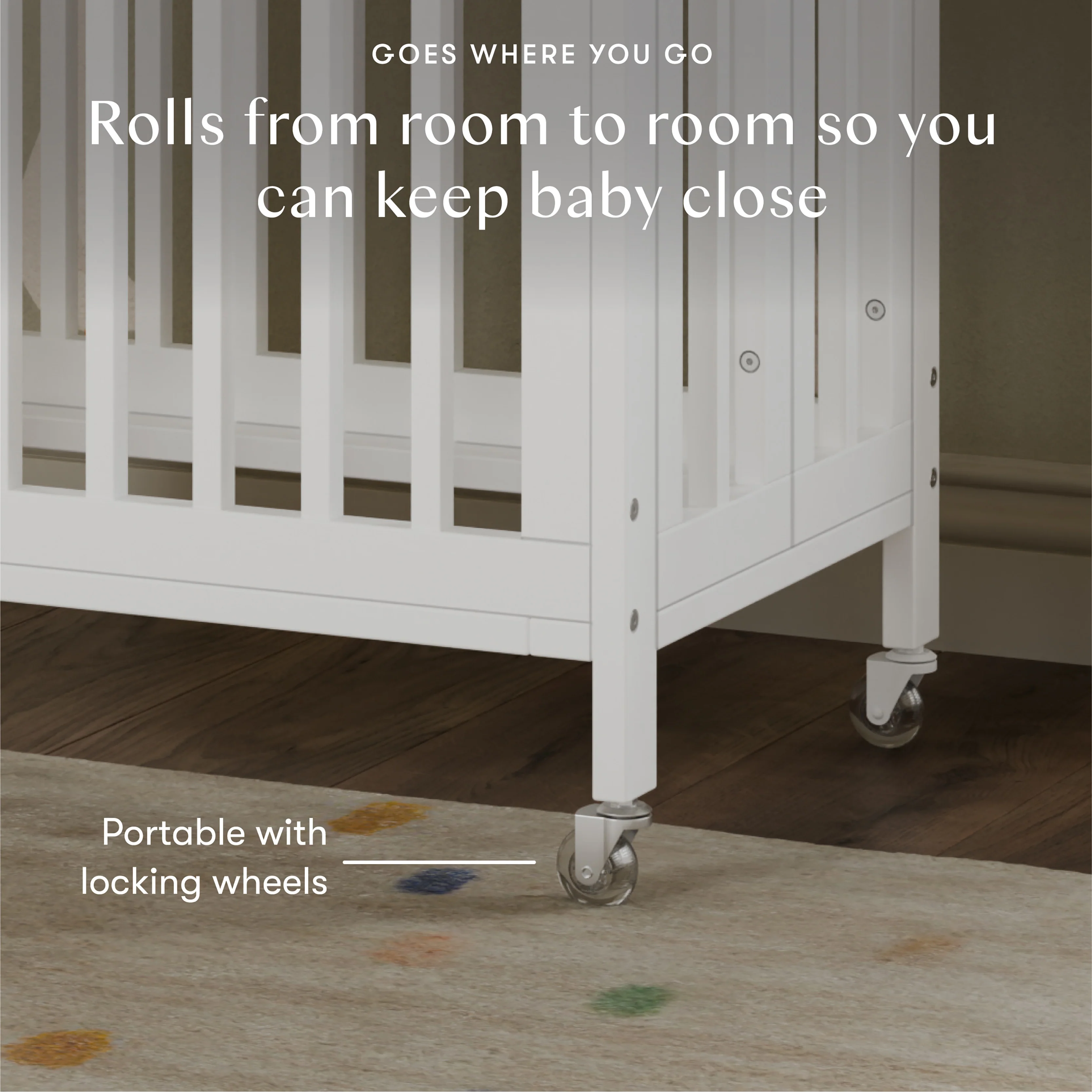 Rolli 9-in-1 Convertible All-Stages® Crib with Bassinet & Toddler Bed Conversion Kits - Image 65