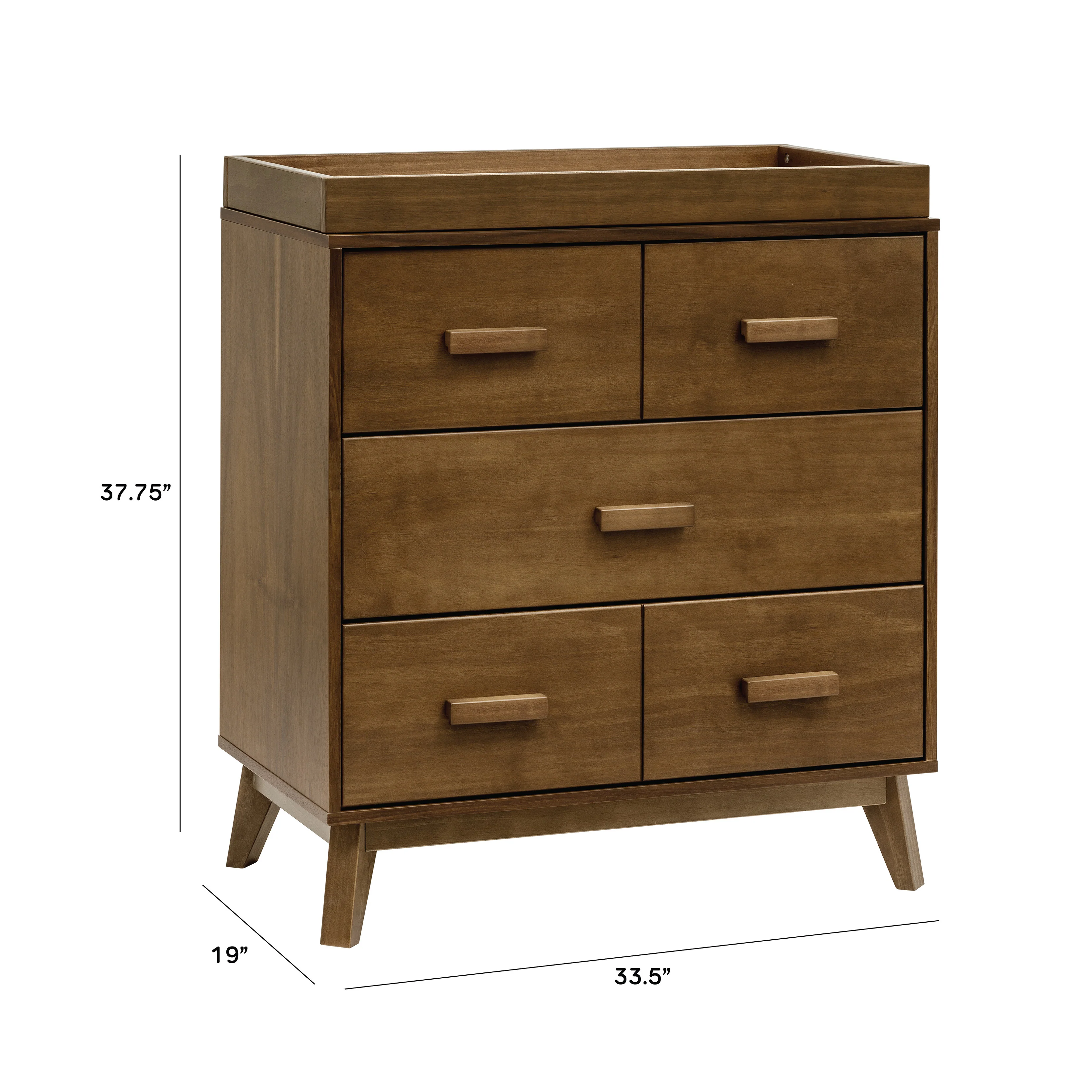 Scoot 3-Drawer Changer Dresser with Removable Changing Tray - Image 11