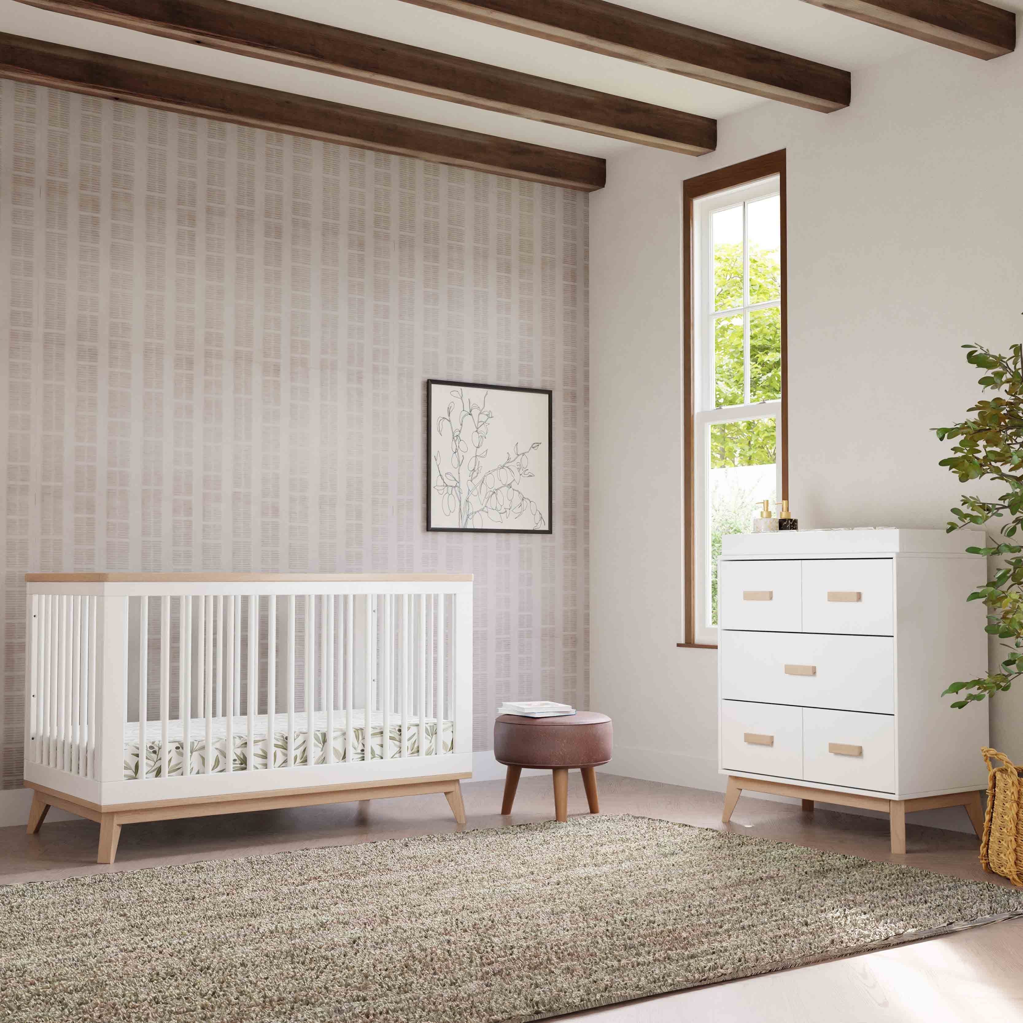 Scoot 3-in-1 Convertible Crib with Toddler Bed Conversion Kit - Image 20