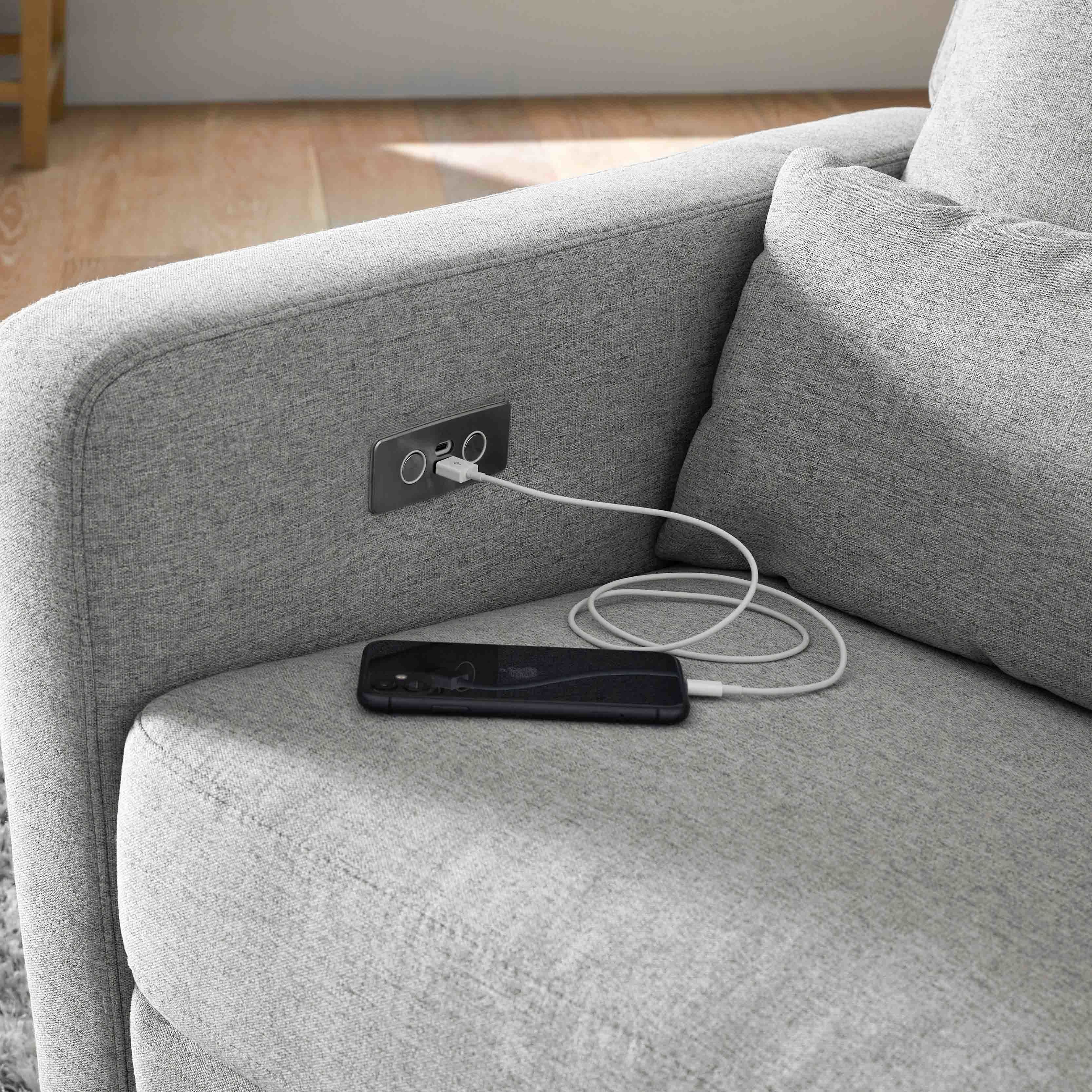 Sigi Electronic Recliner and Glider with USB Port - Image 27