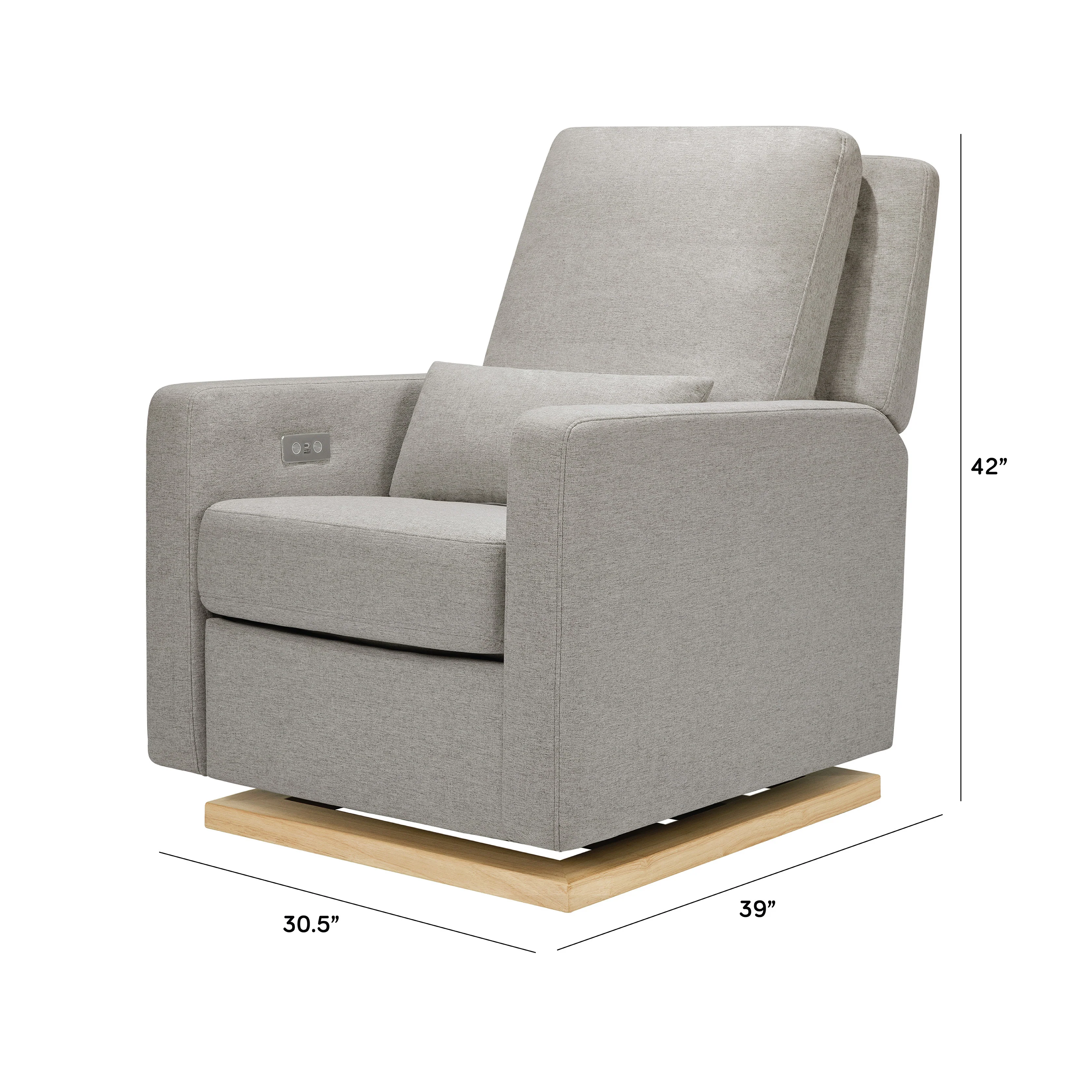 Sigi Electronic Recliner and Glider with USB Port - Image 37