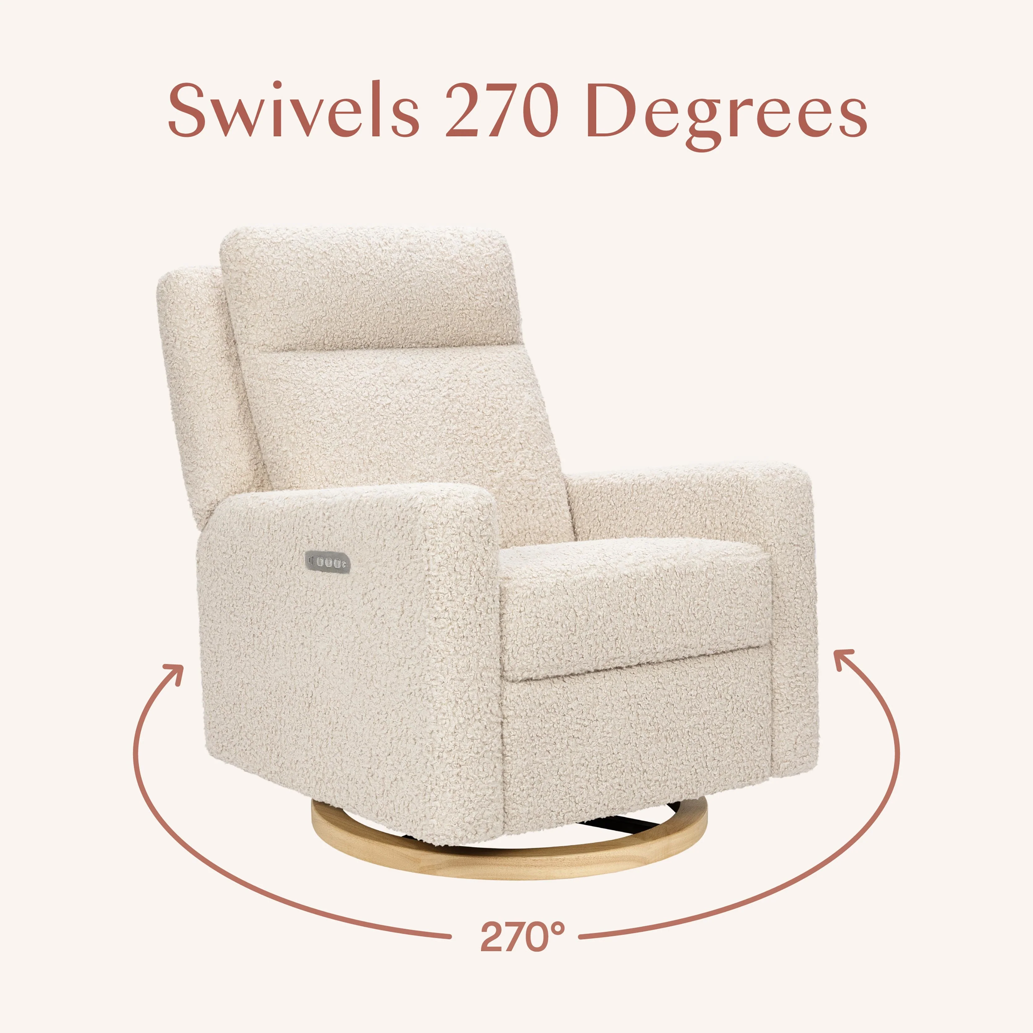 Sigi Pro Power Recliner and Swivel Glider with Power Adjustable Headrest and Lumbar Support - Image 8