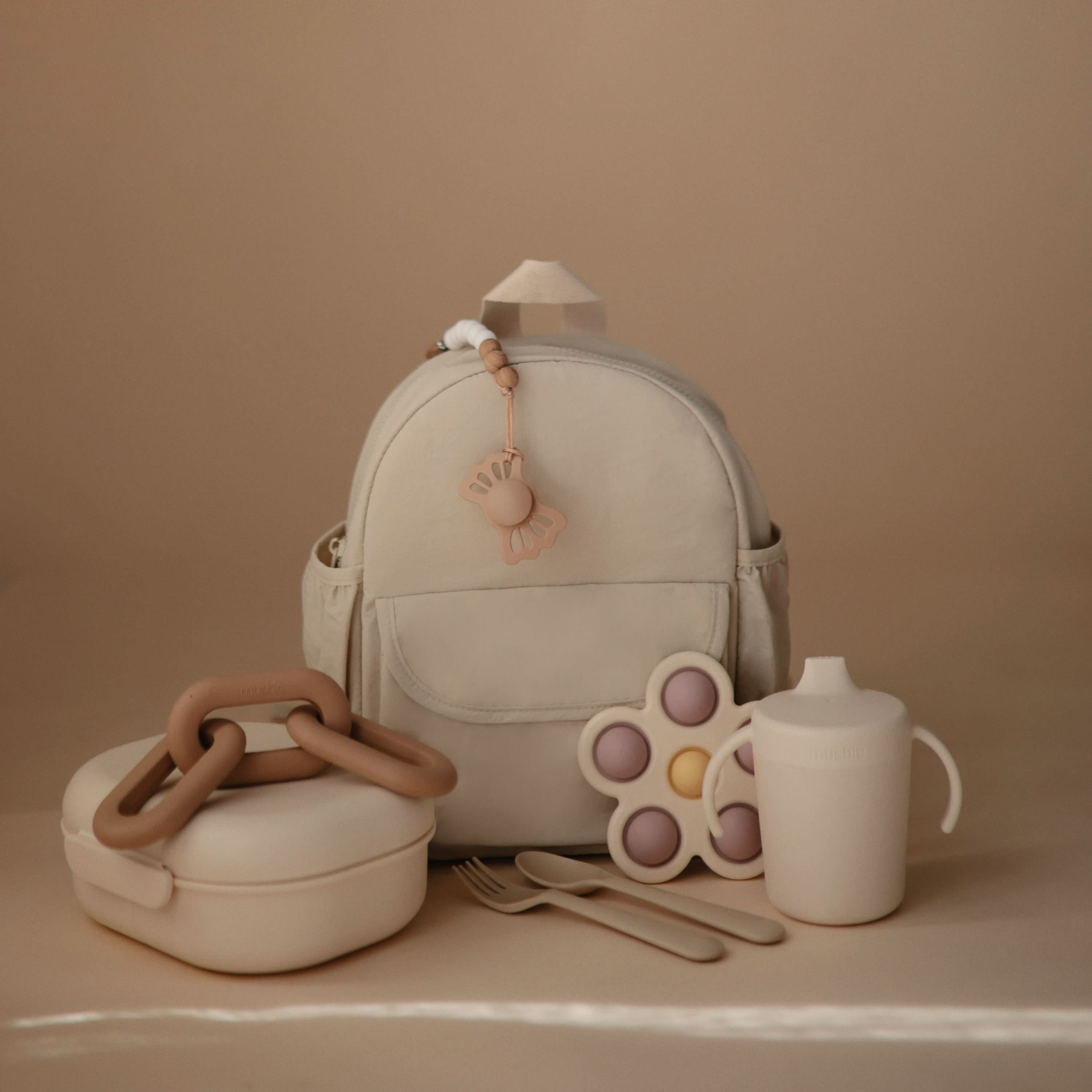 Mushie Silicone Pacifier Clip | Eva - Image 108