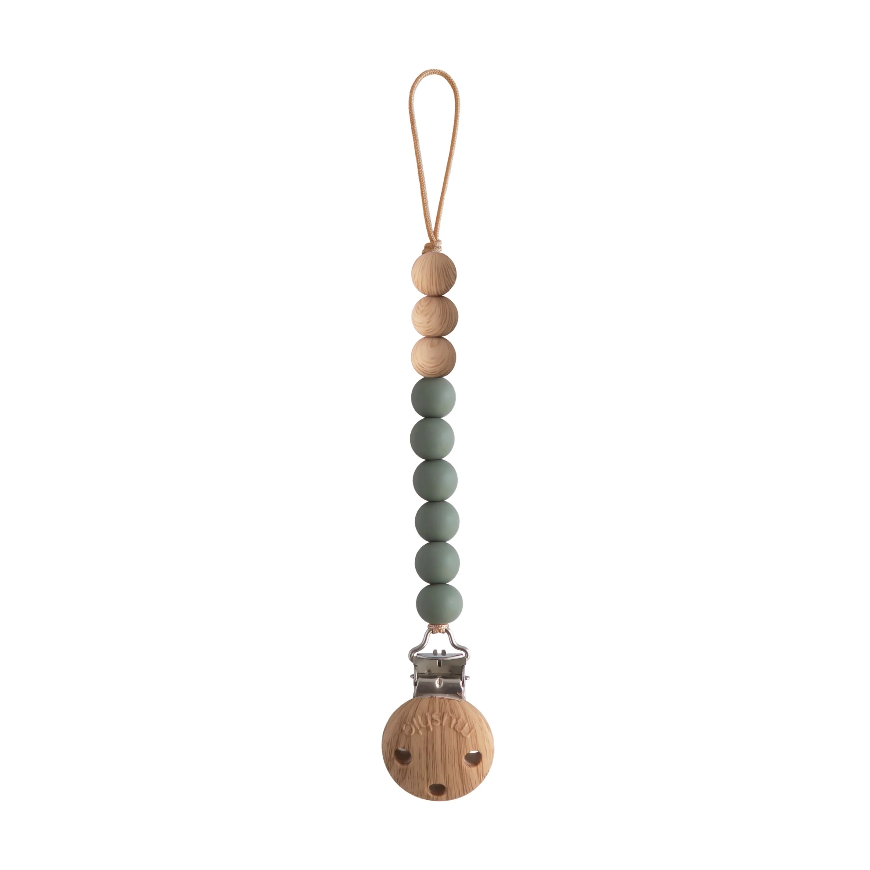 Mushie Silicone Pacifier Clip | Eva - Image 37