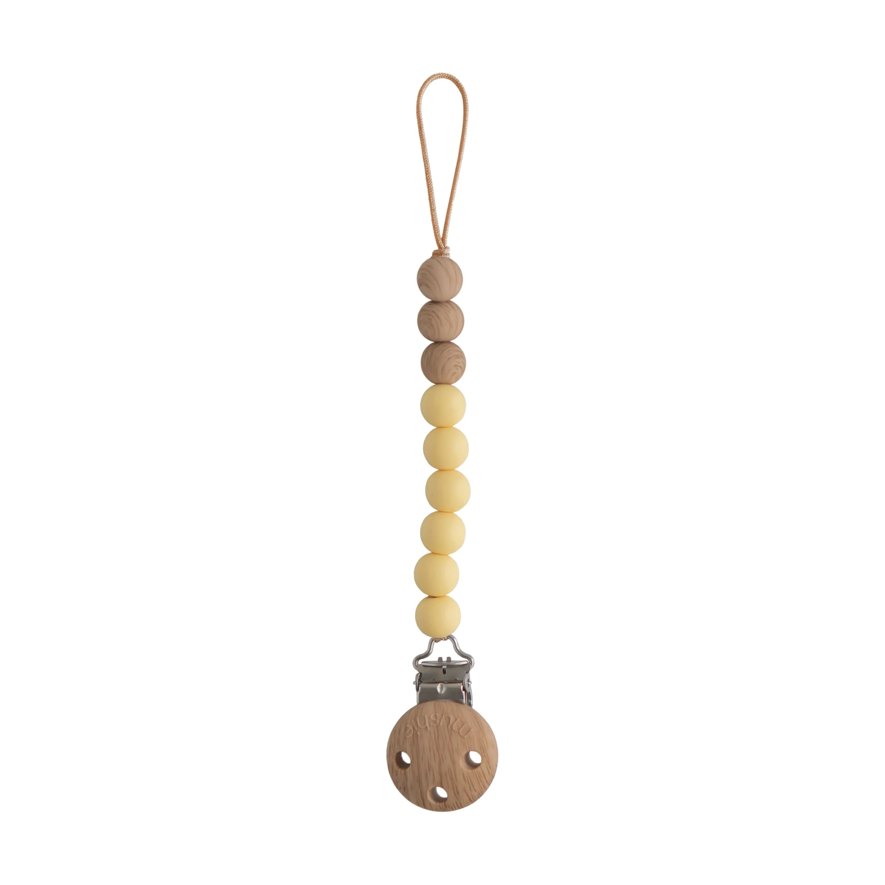 Mushie Silicone Pacifier Clip | Eva - Image 5
