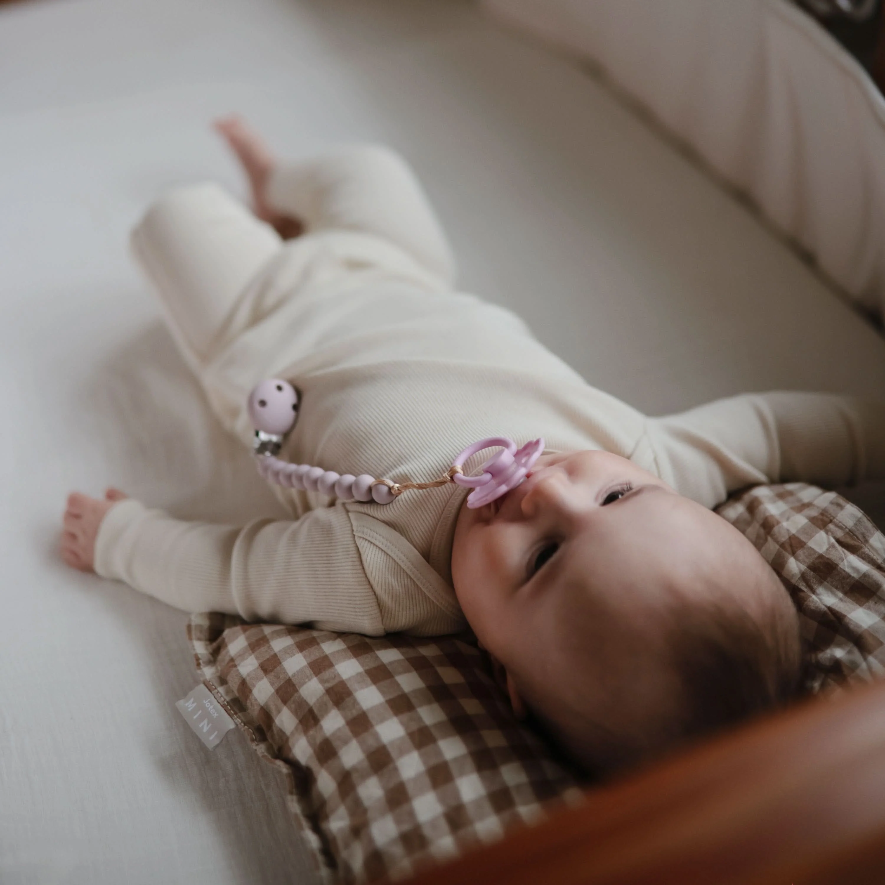 Mushie Silicone Pacifier Clip | Hera - Image 22