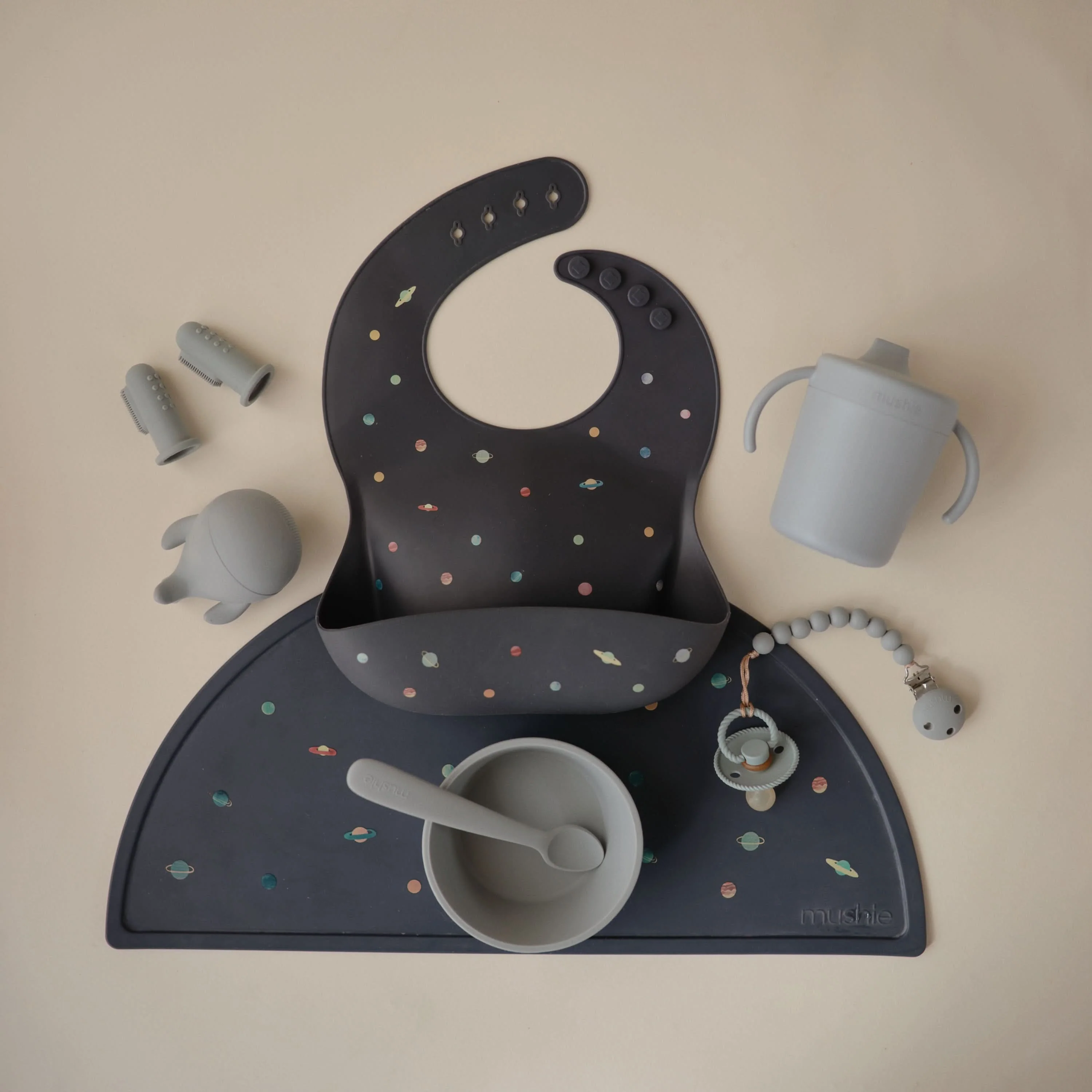 Mushie Silicone Pacifier Clip | Hera - Image 27