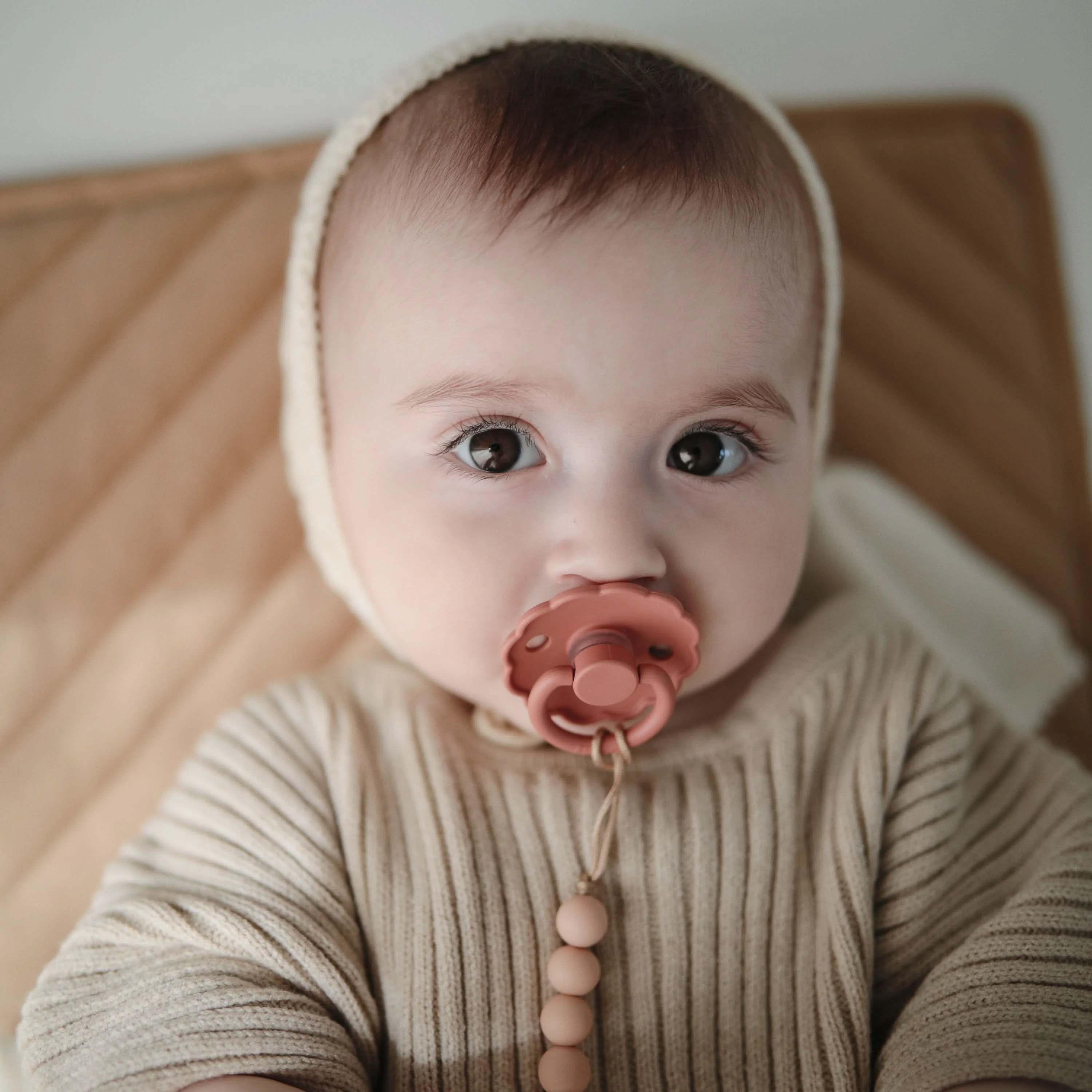 Mushie Silicone Pacifier Clip | Hera - Image 44