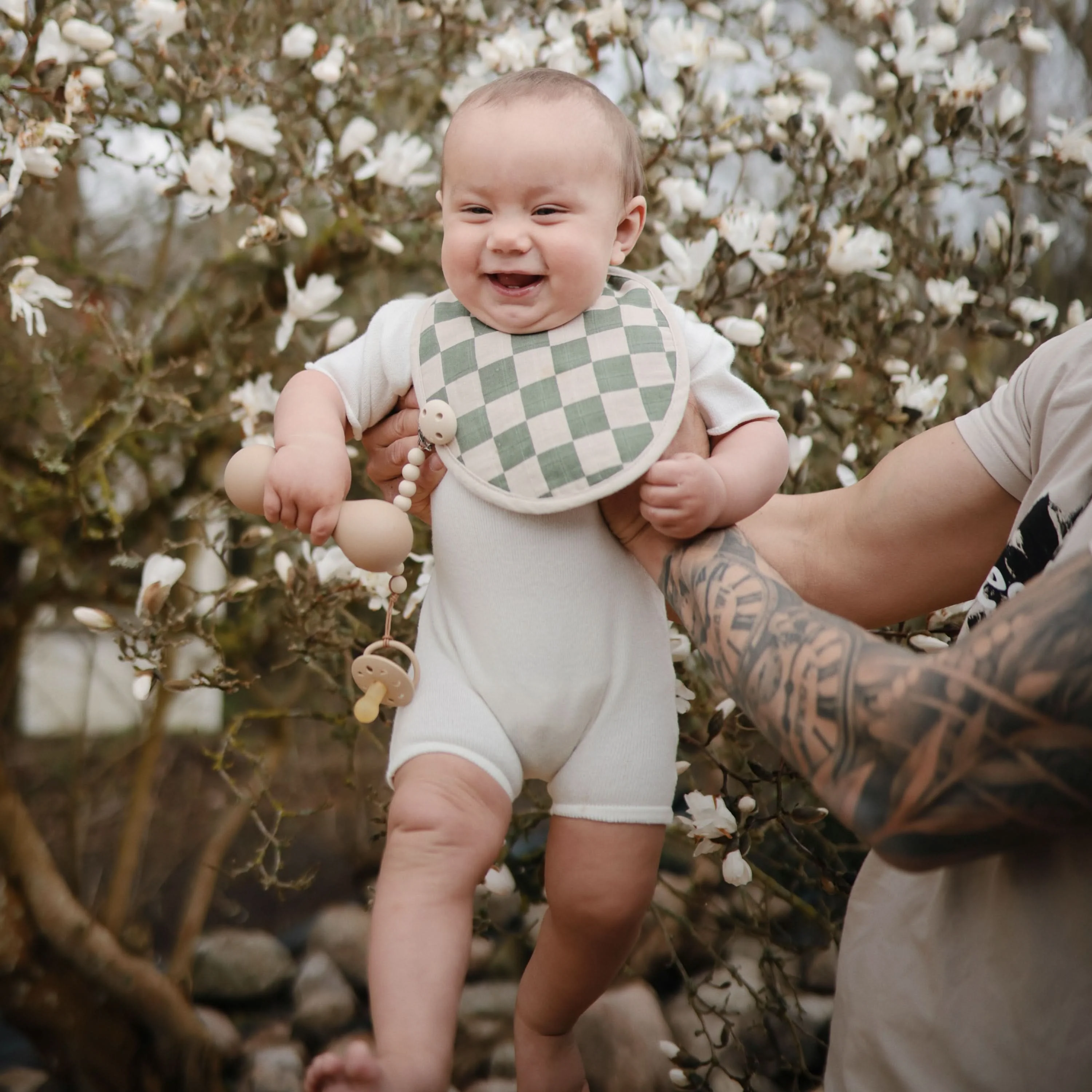 Mushie Silicone Pacifier Clip | Hera - Image 48