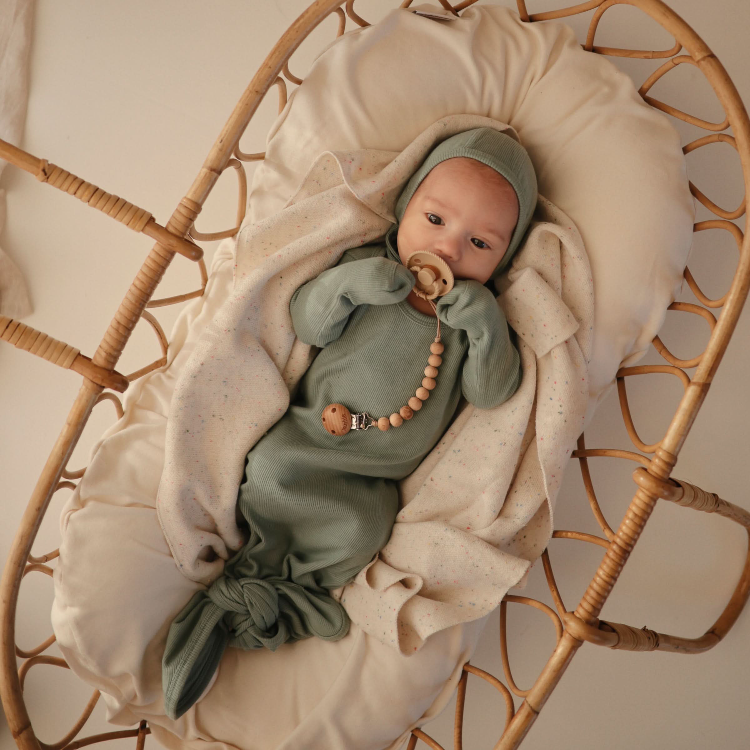 Mushie Silicone Pacifier Clip | Hera - Image 50