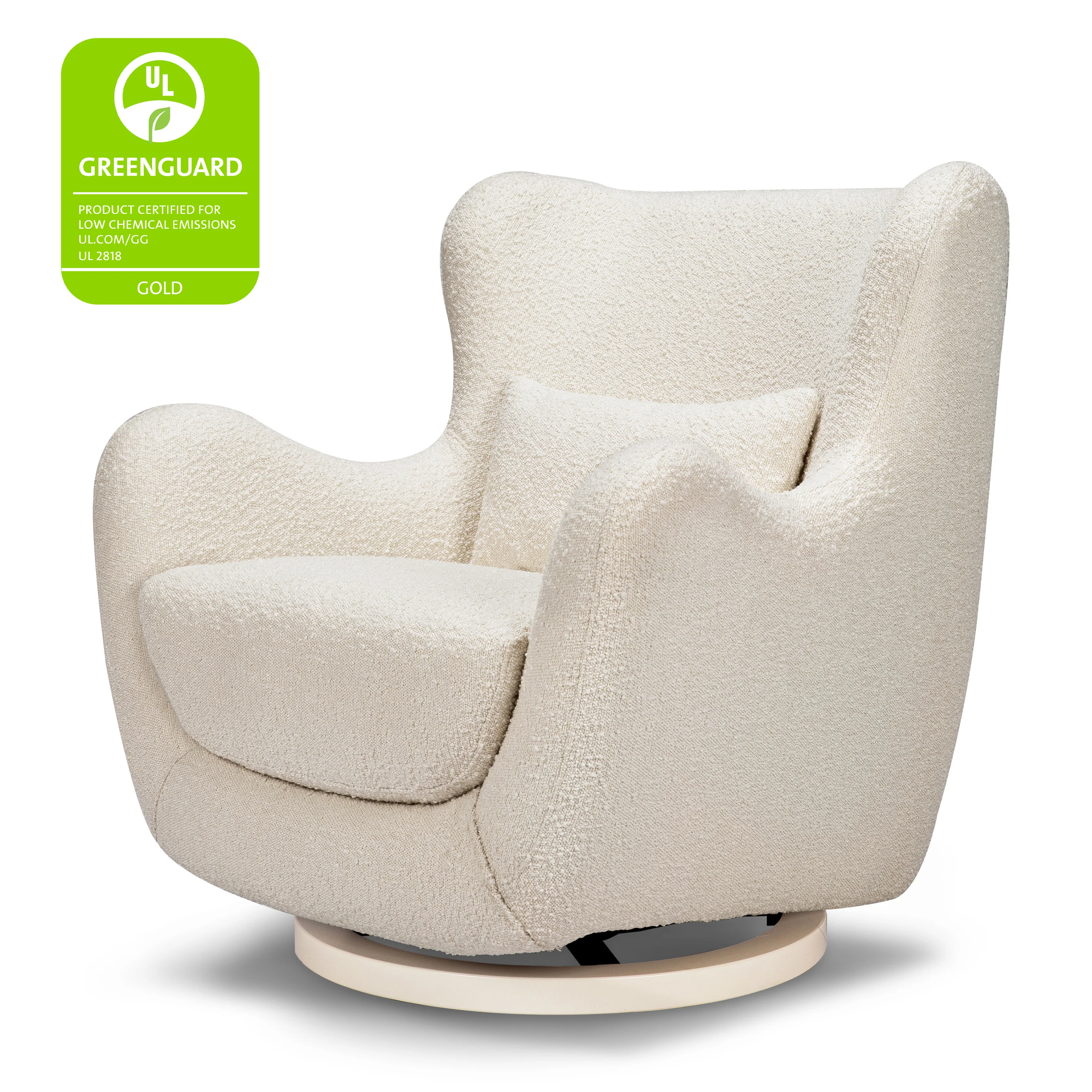 Solstice Swivel Glider in Boucle - Image 17