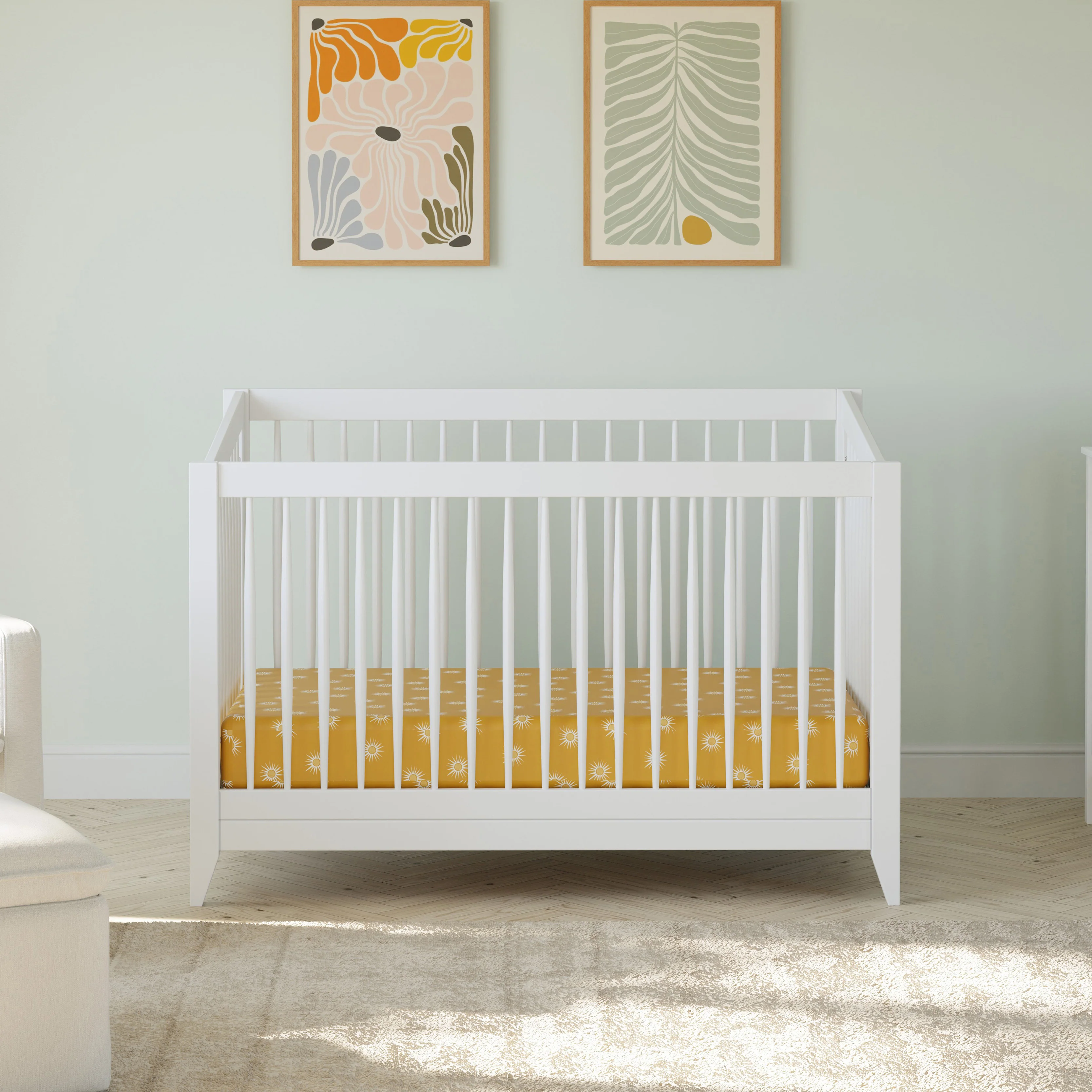 Sprout 4-in-1 Convertible Crib with Toddler Bed Conversion Kit - Image 38