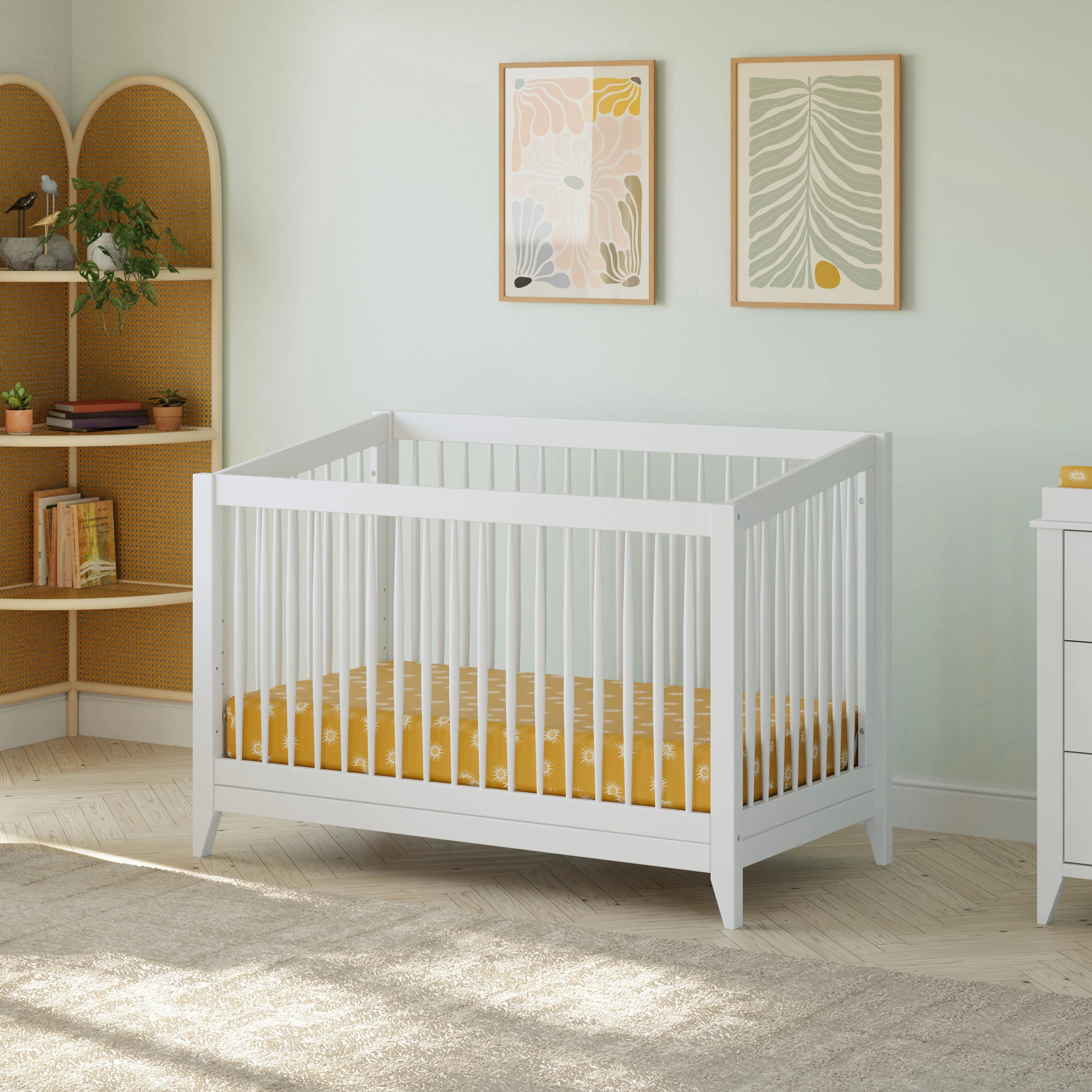 Sprout 4-in-1 Convertible Crib with Toddler Bed Conversion Kit - Image 39