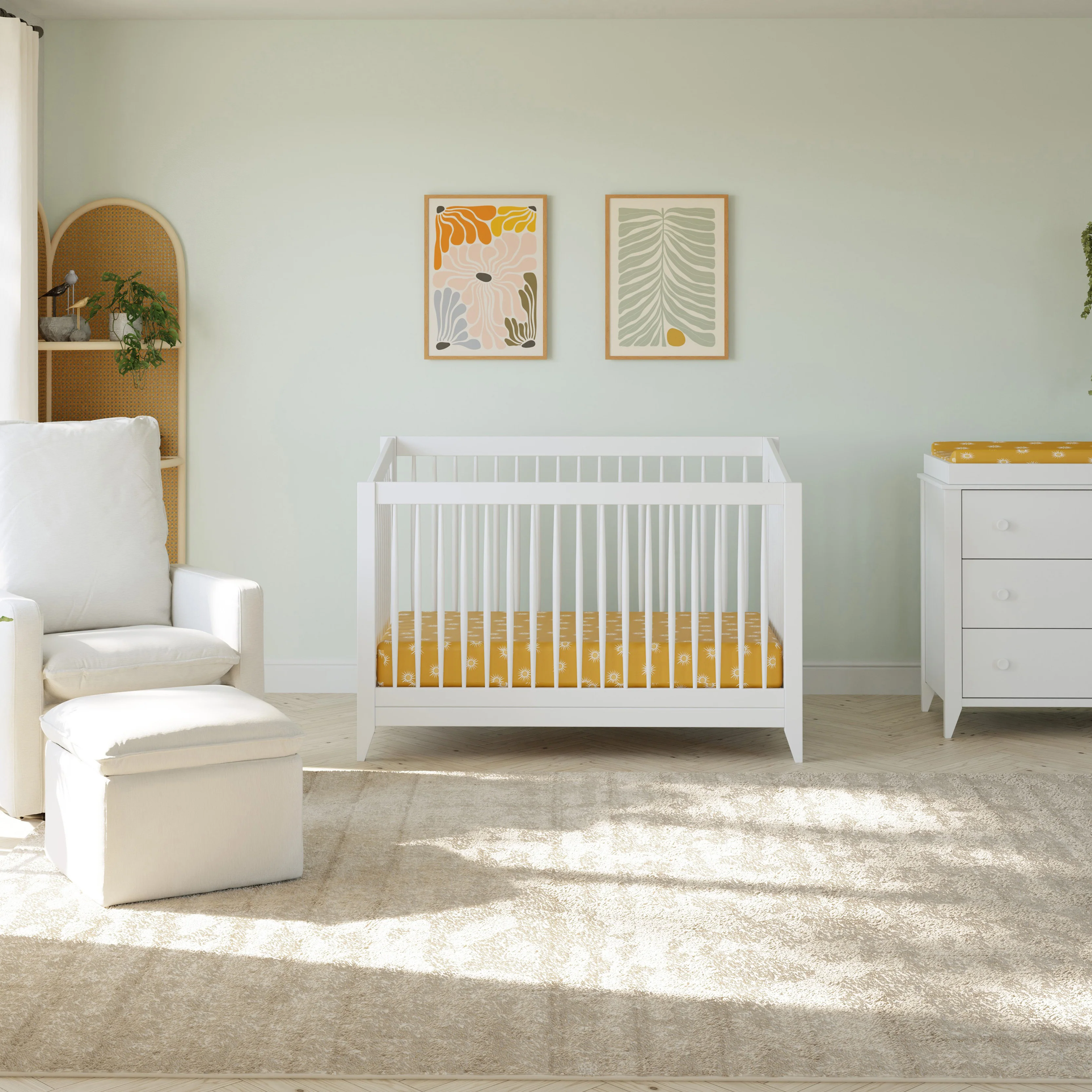 Sprout 4-in-1 Convertible Crib with Toddler Bed Conversion Kit - Image 40