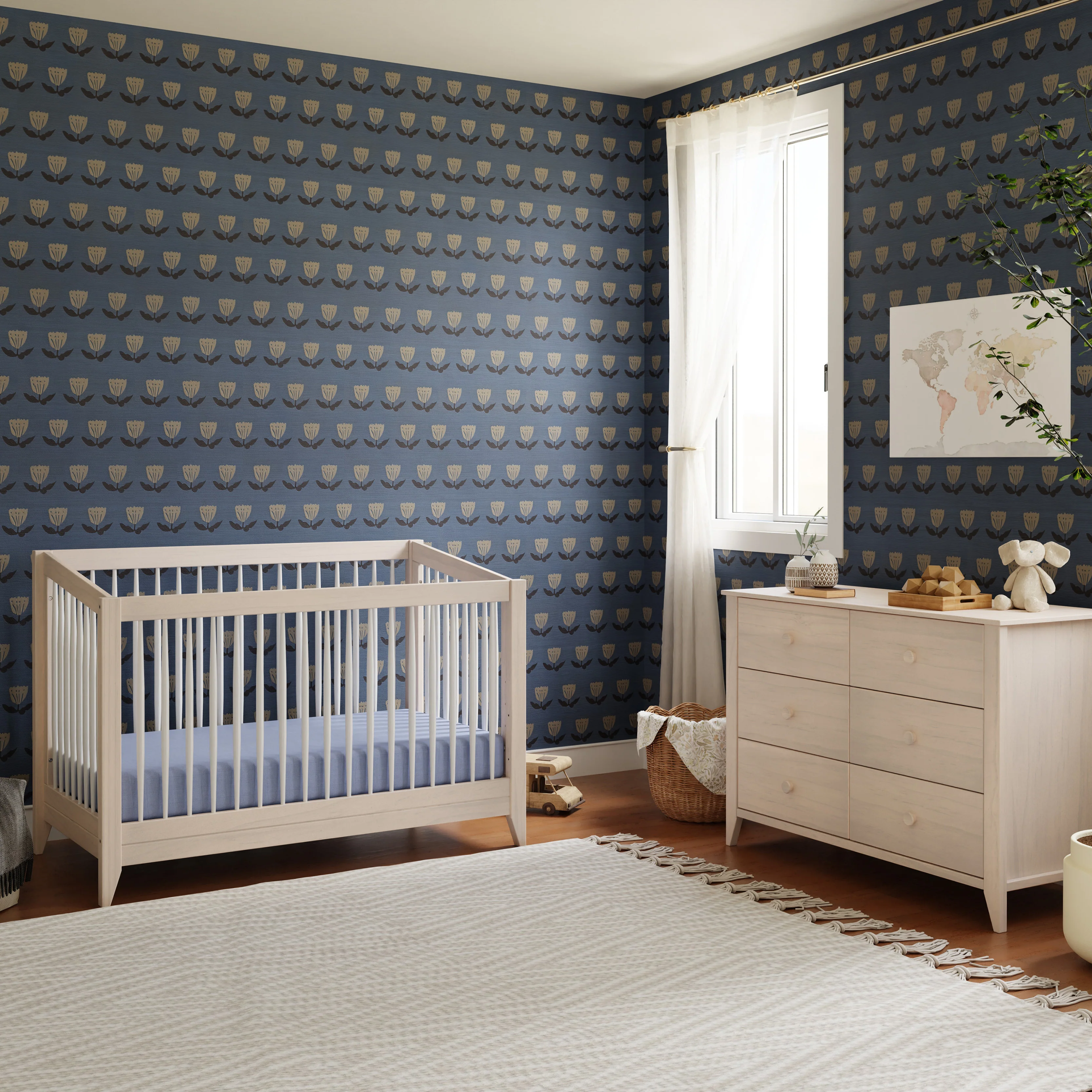 Sprout 4-in-1 Convertible Crib with Toddler Bed Conversion Kit - Image 59