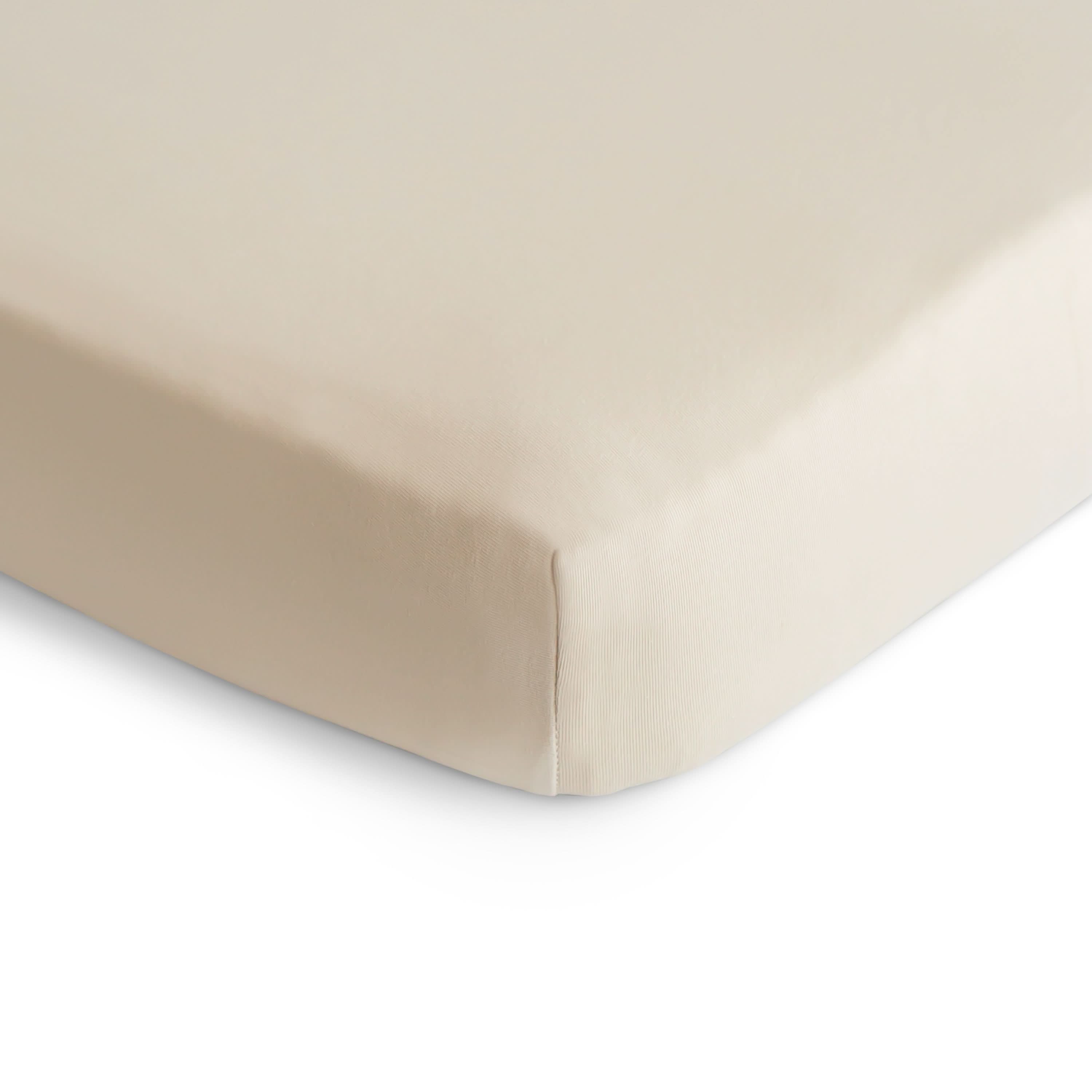Mushie Stretchy Organic Crib Sheet - Image 25